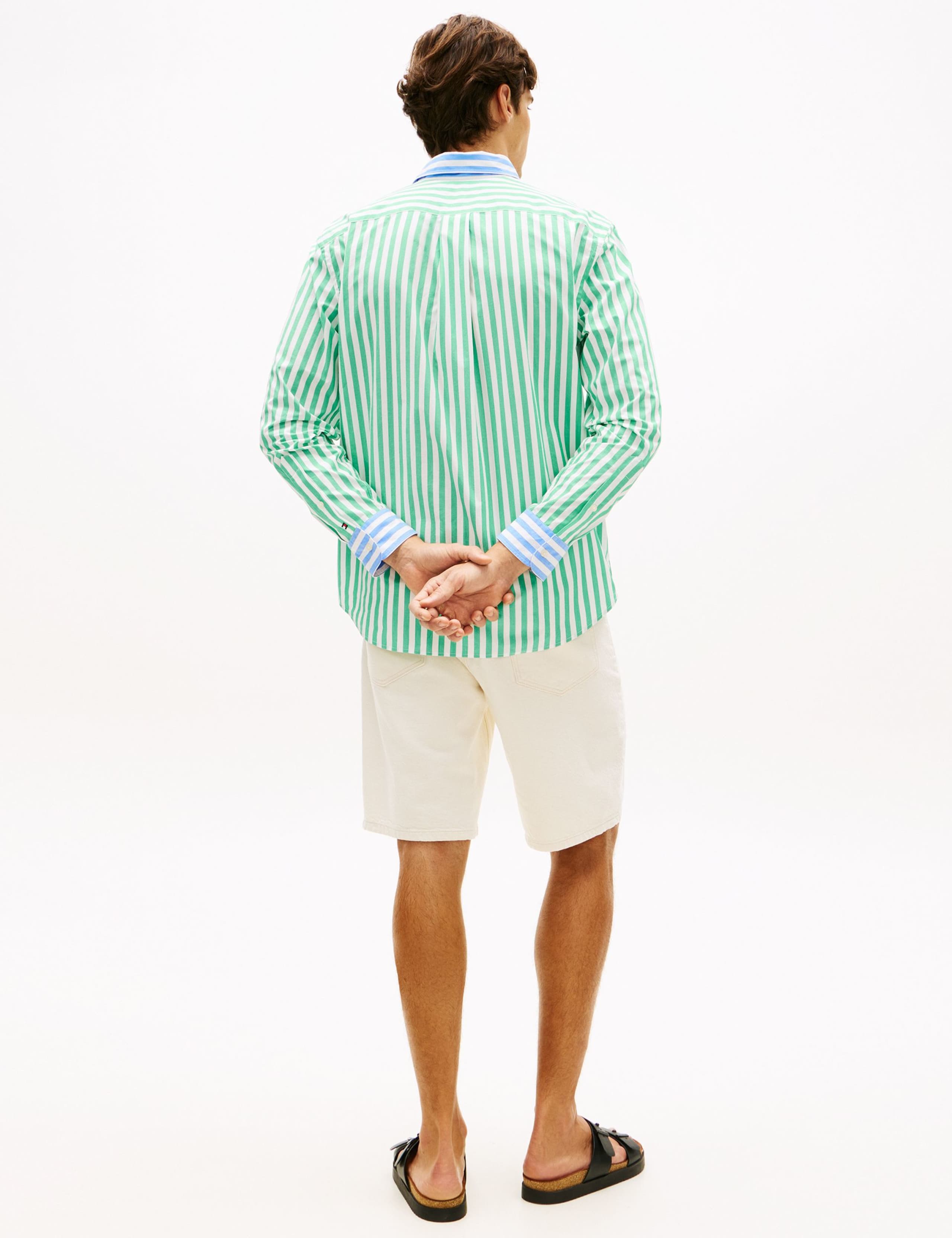 Regular Fit Pure Cotton Striped Shirt 4 of 5