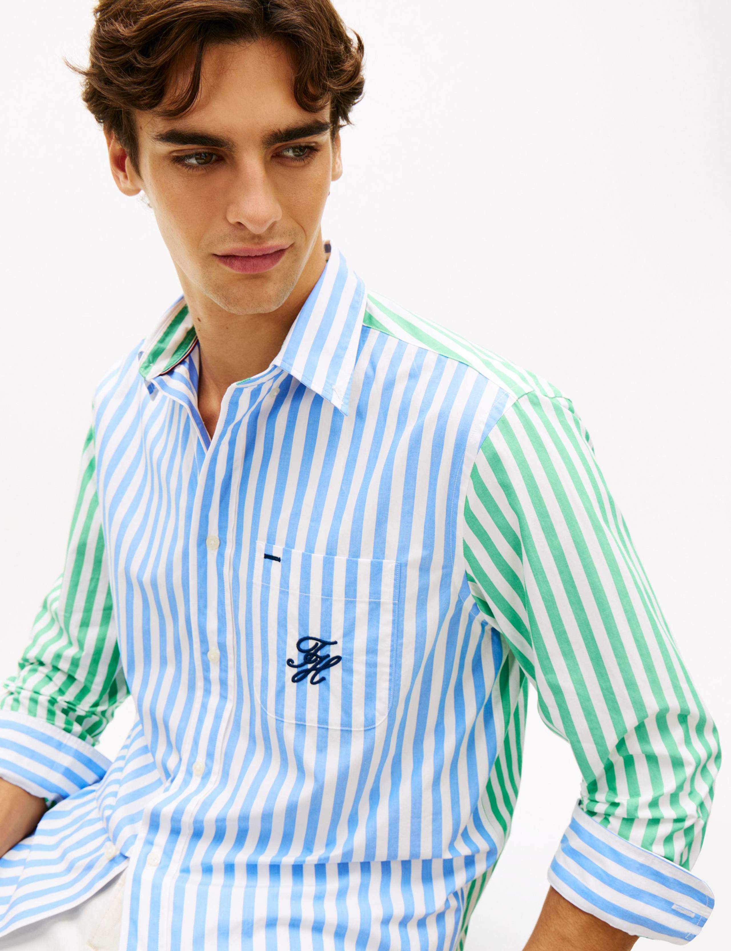 Regular Fit Pure Cotton Striped Shirt 5 of 5