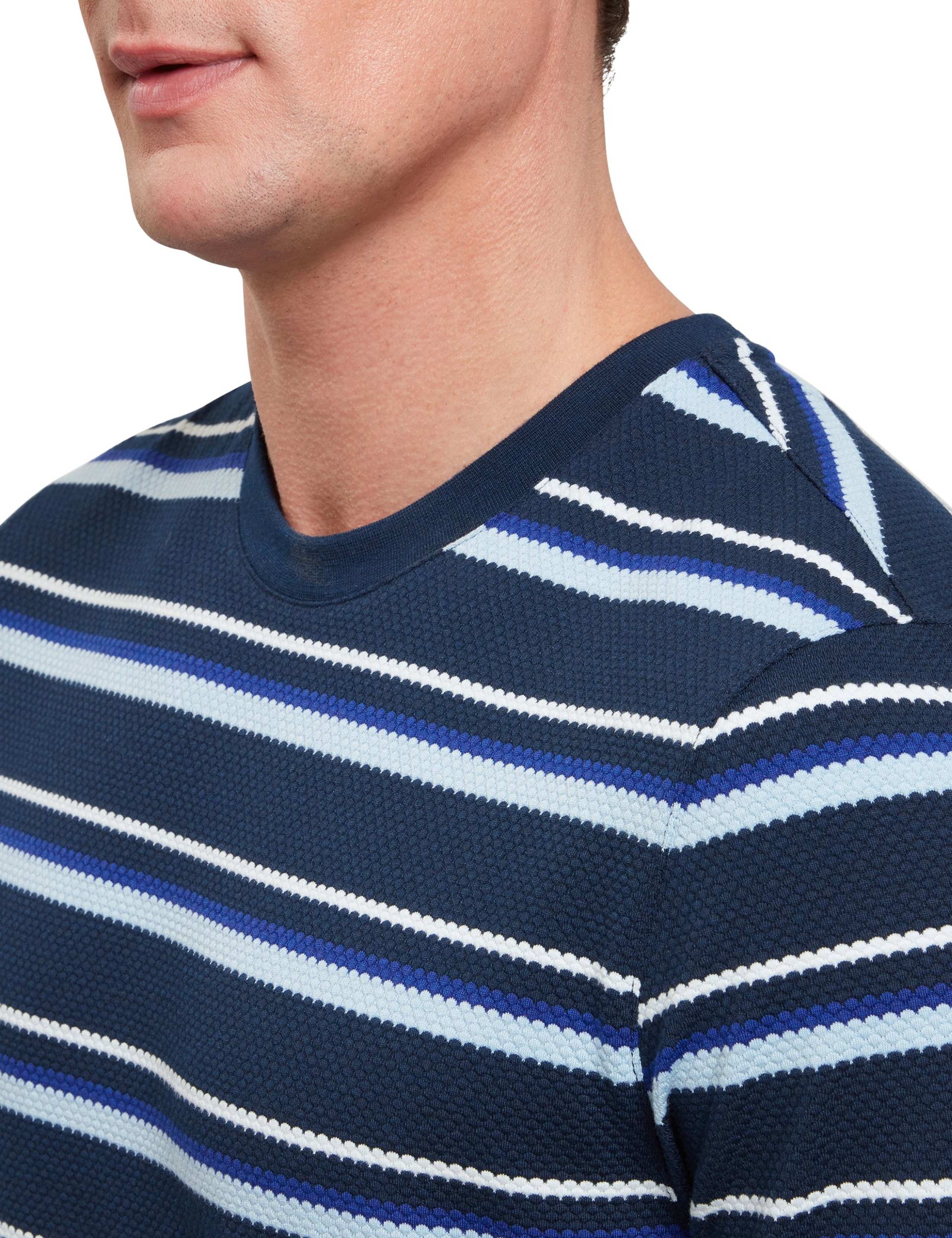 Textured Striped T-Shirt 4 of 6