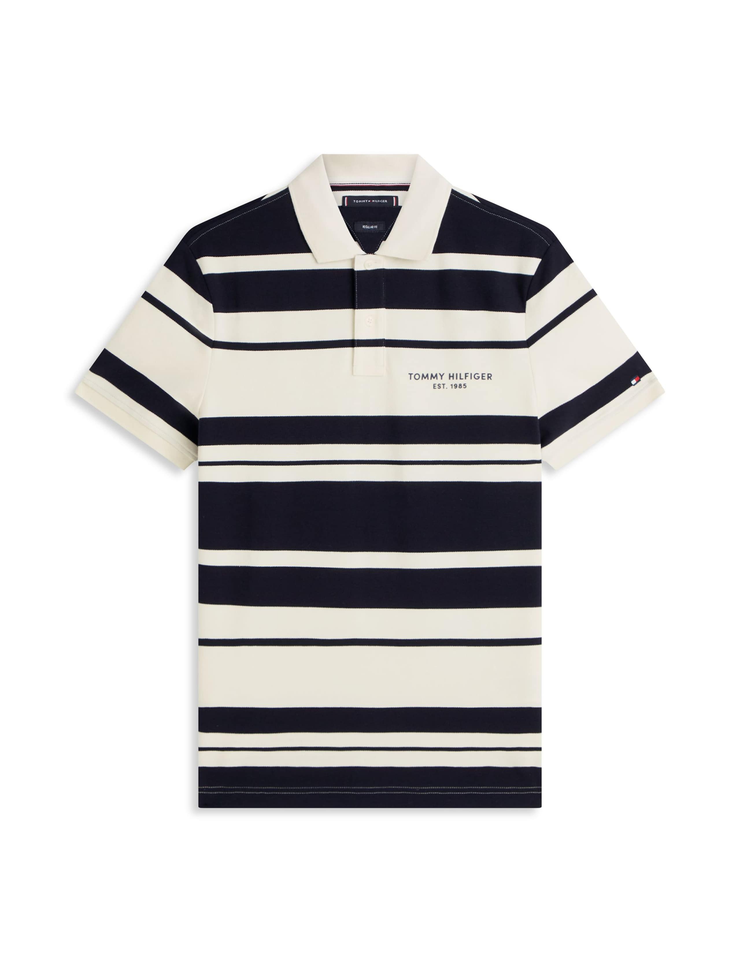 Cotton Rich Pique Striped Polo Shirt 2 of 5