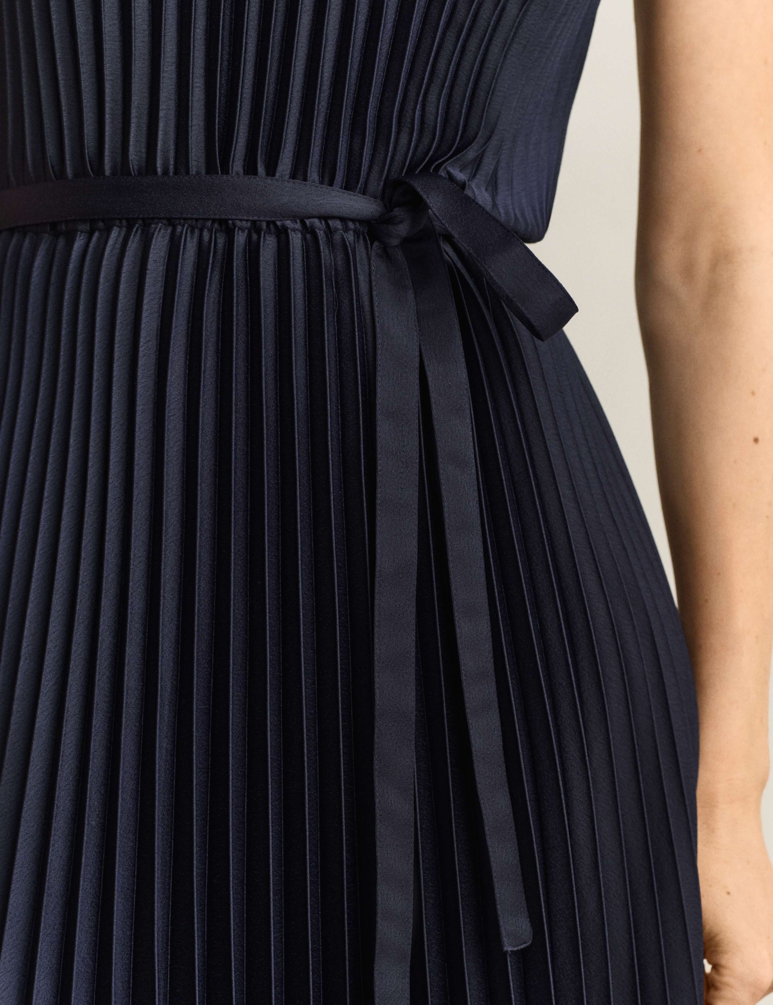 Plisse Midi Waisted Dress 7 of 7