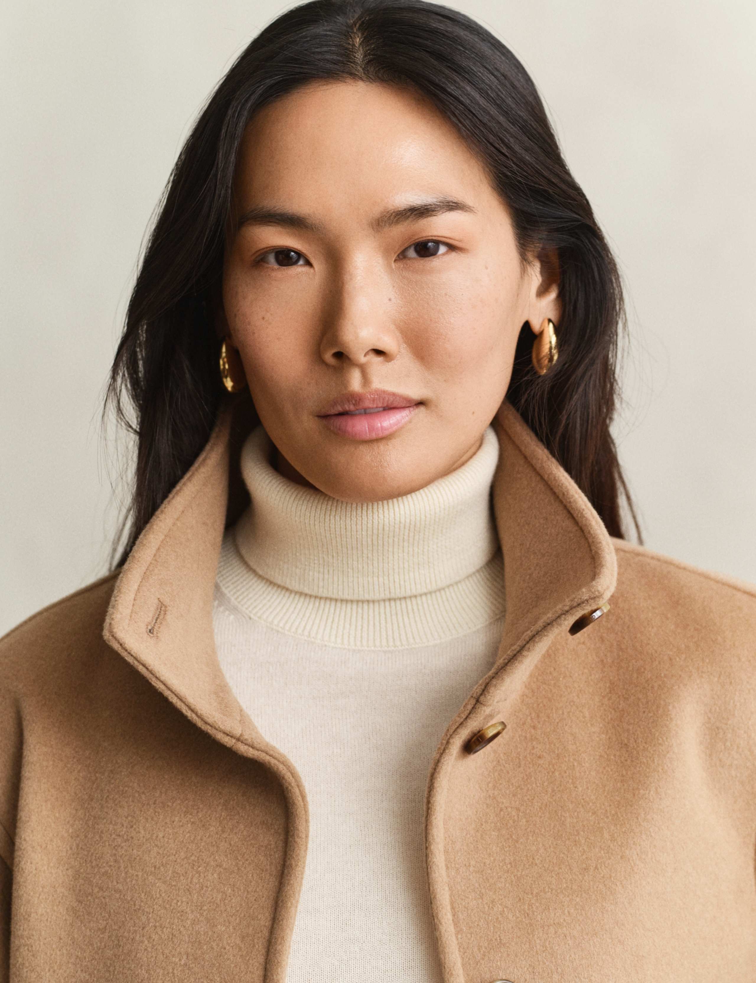 Wool Rich Funnel Neck Jacket 6 of 6