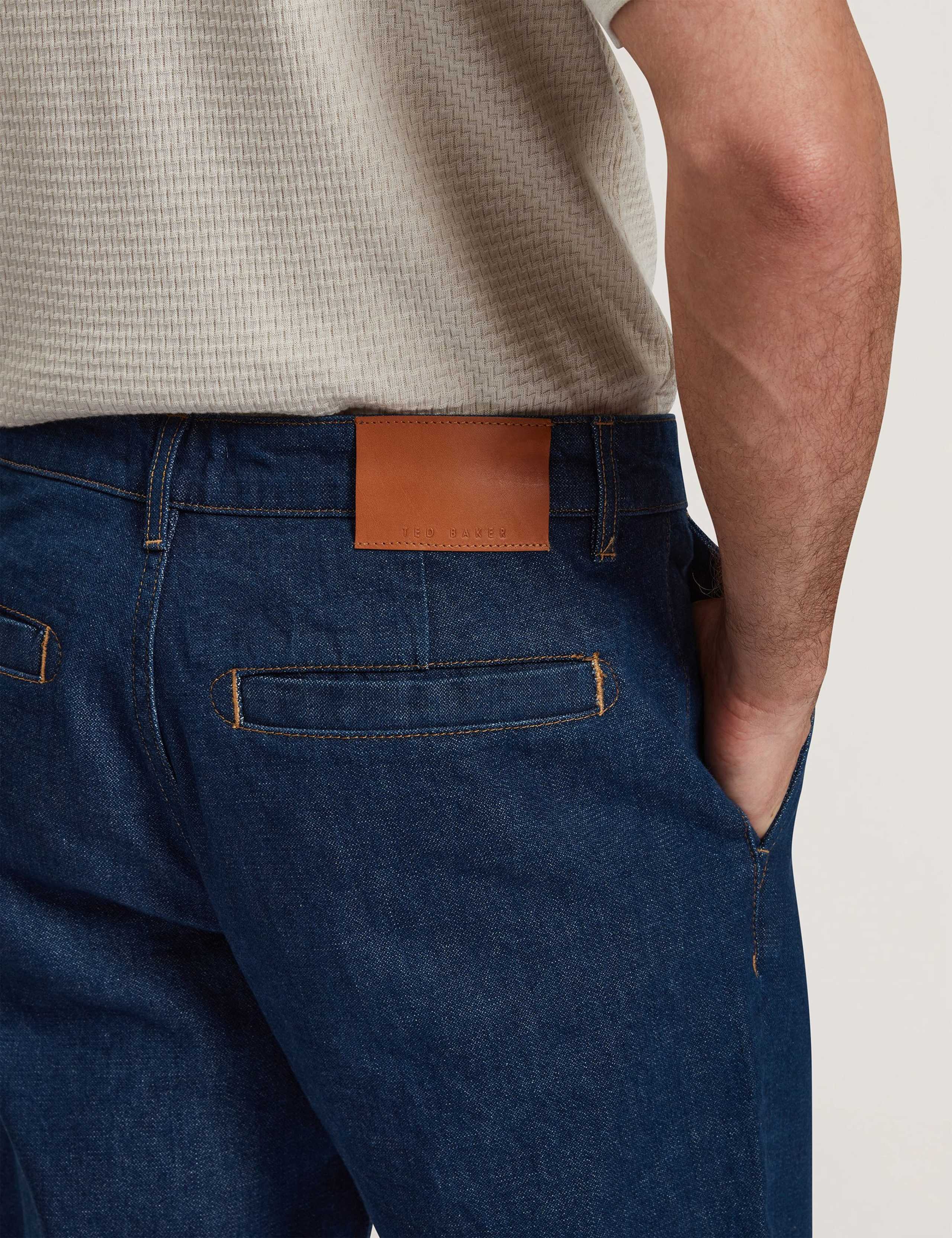 Straight Fit Pure Cotton Jeans 6 of 6