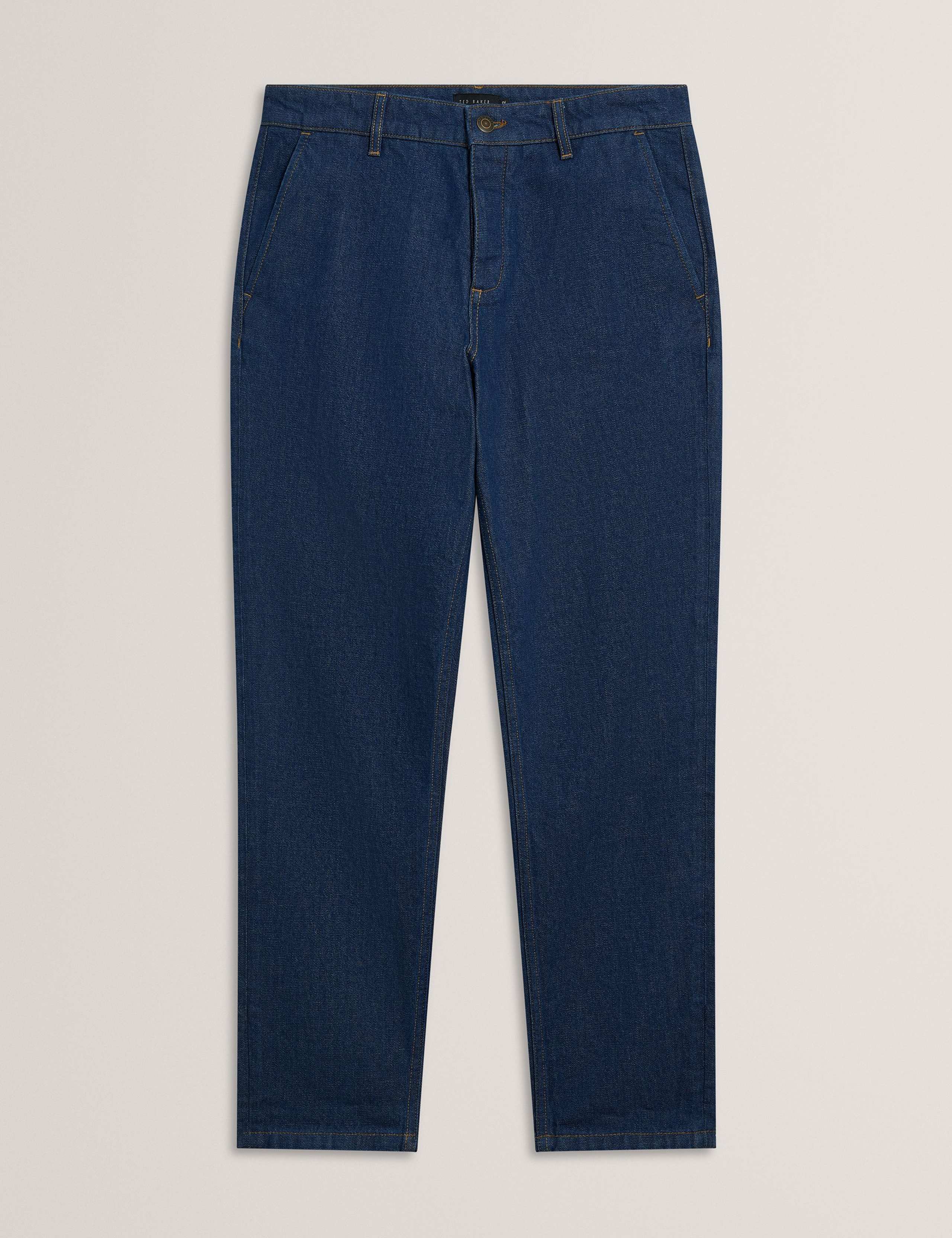 Straight Fit Pure Cotton Jeans 2 of 6