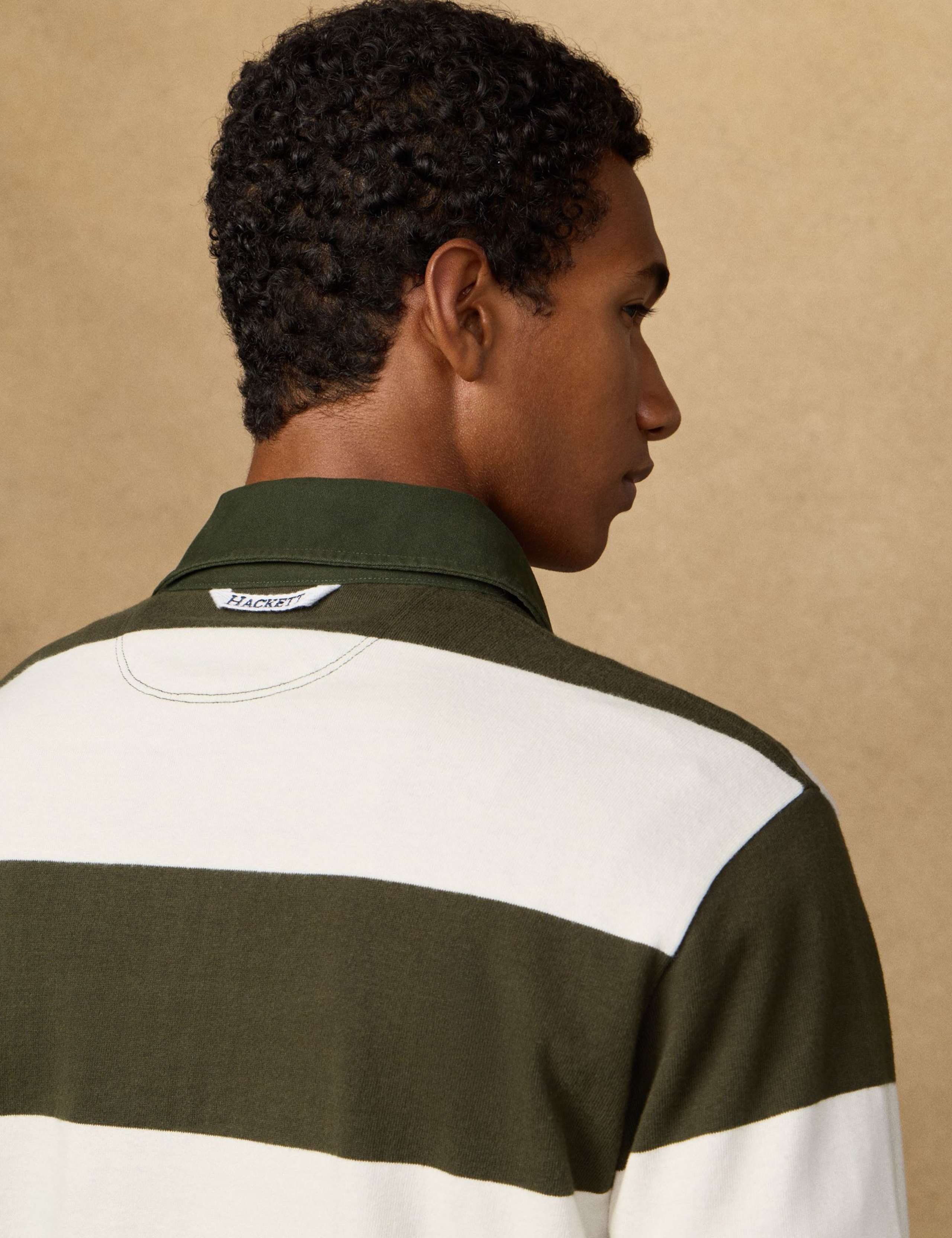 Pure Cotton Striped Rugby Shirt 8 of 9