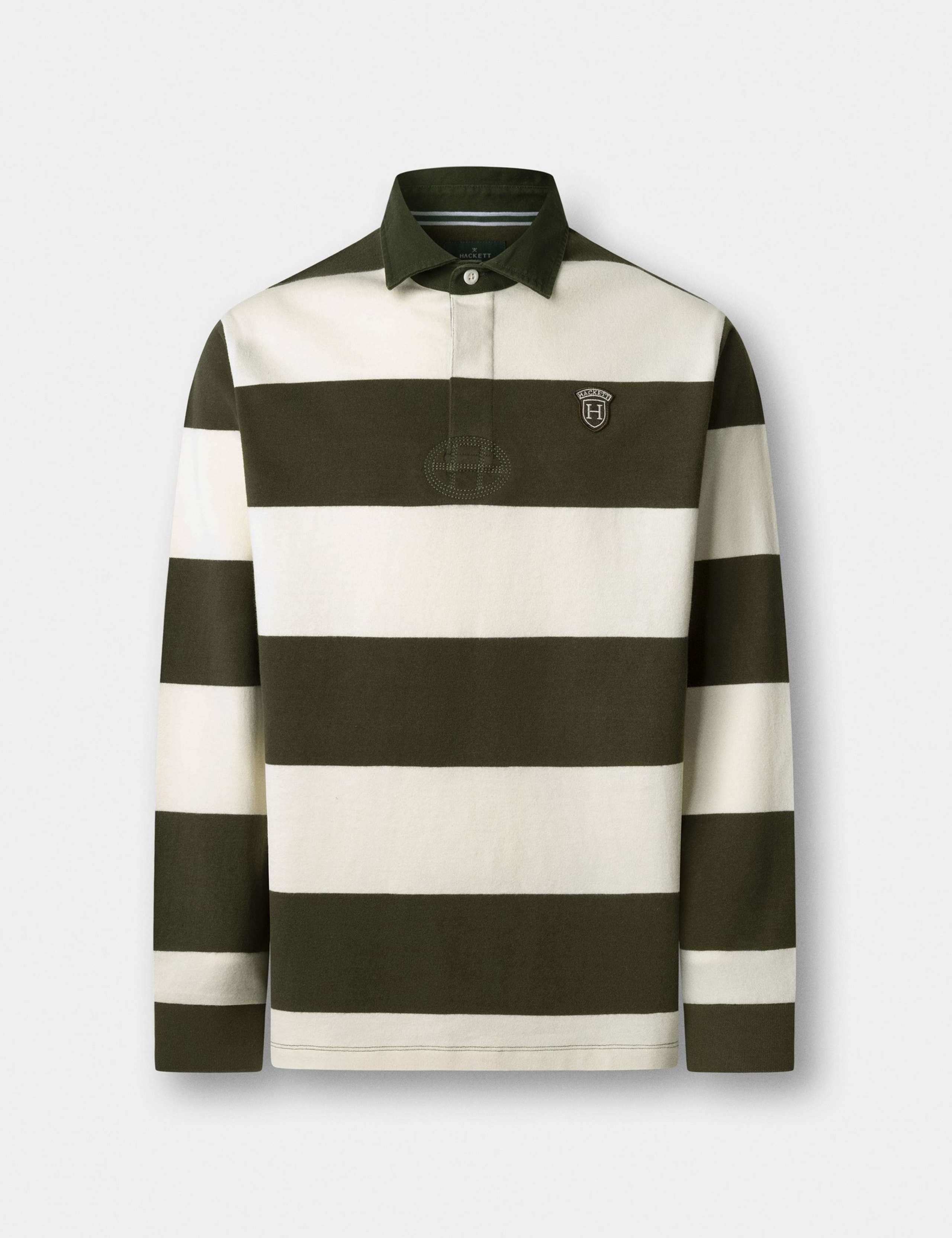 Pure Cotton Striped Rugby Shirt 2 of 9