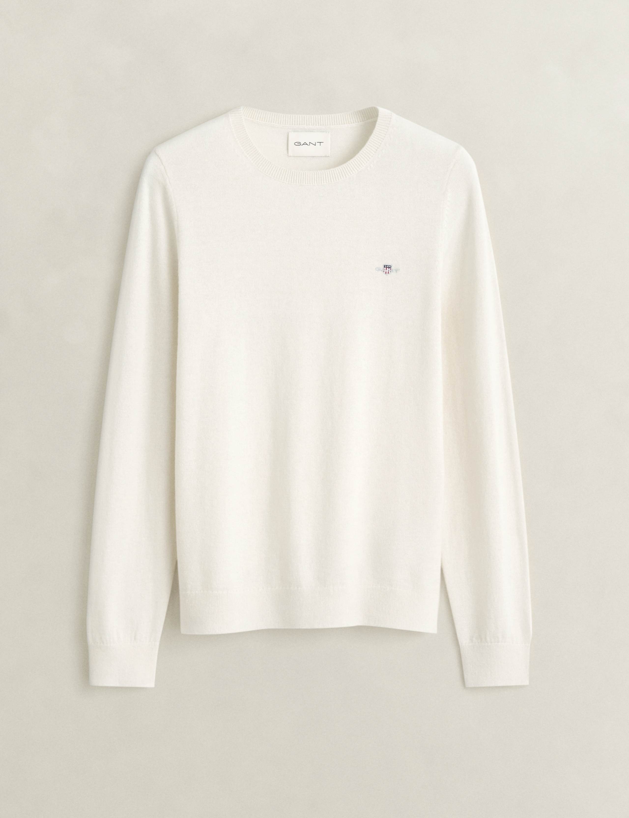 Merino Wool Rich Crew Neck Jumper 1 of 2