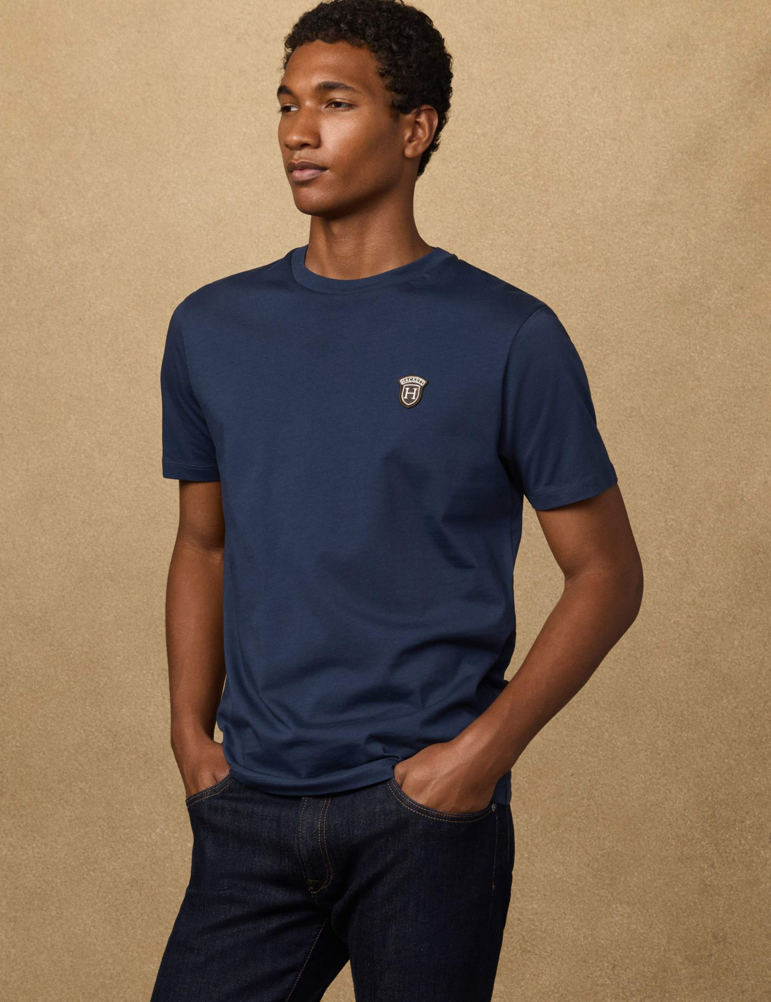 Pure Cotton Crew Neck T-Shirt 4 of 8