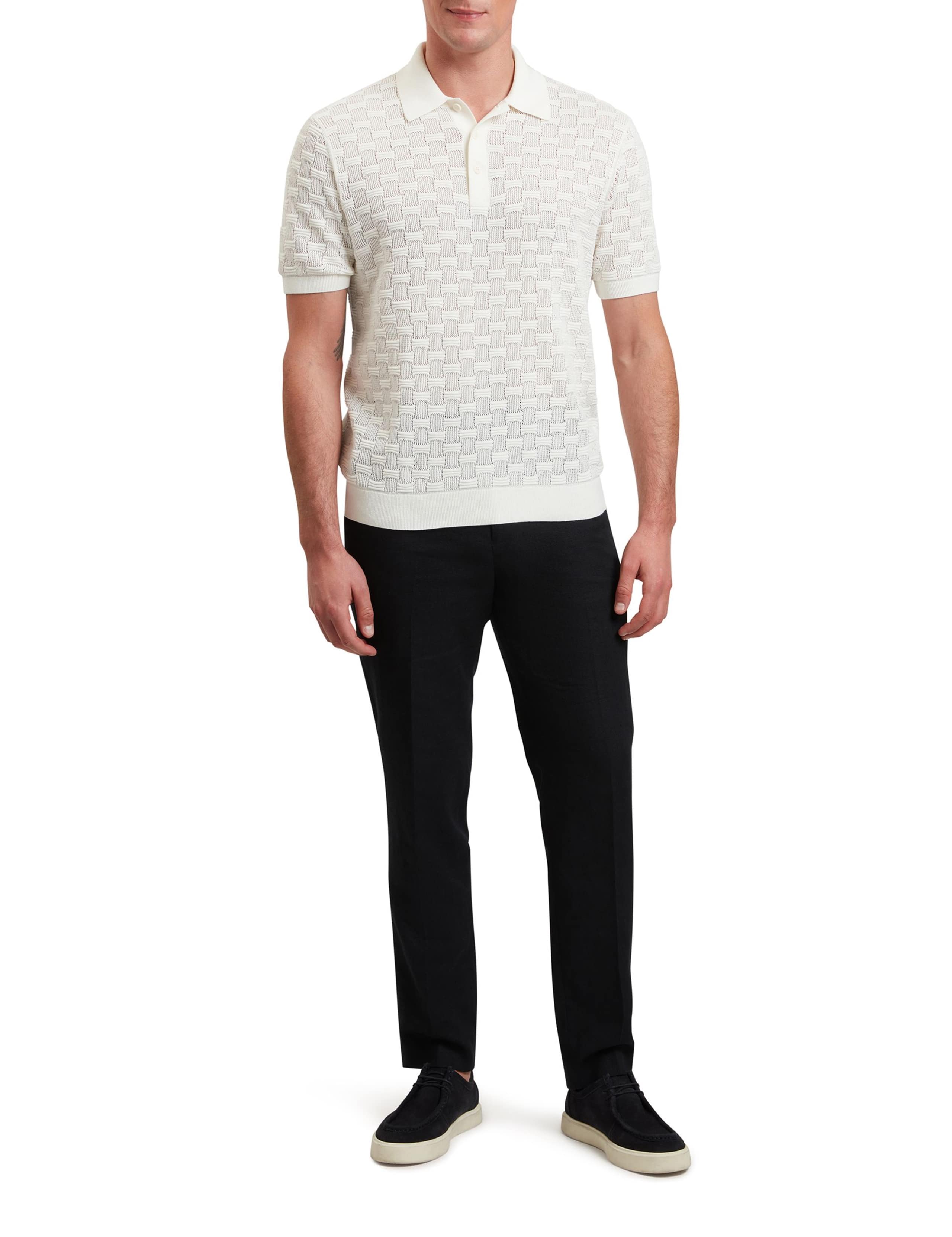 Cotton Rich Textured Polo Shirt 3 of 6