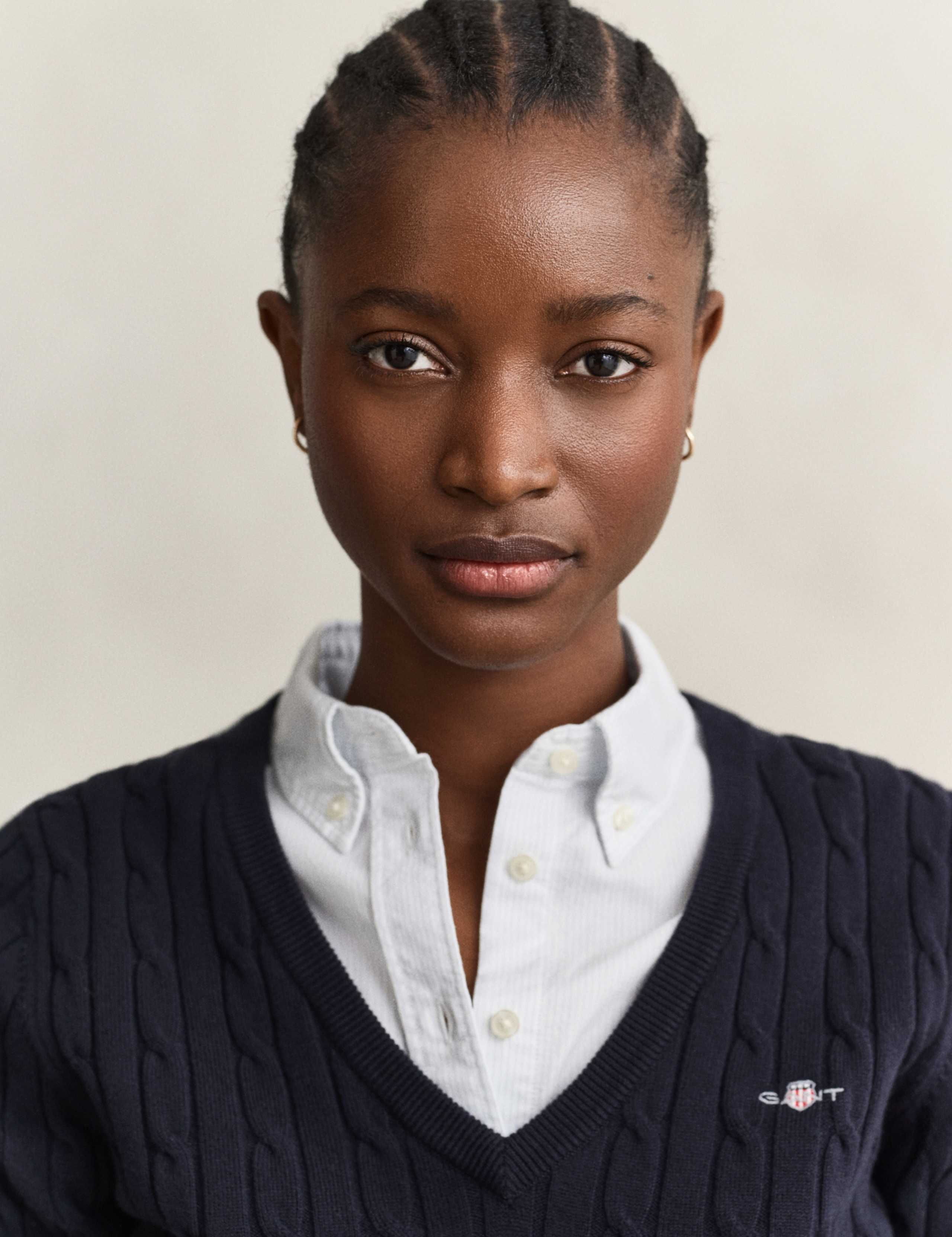 Cotton Rich Cable Knit Sweater 5 of 5