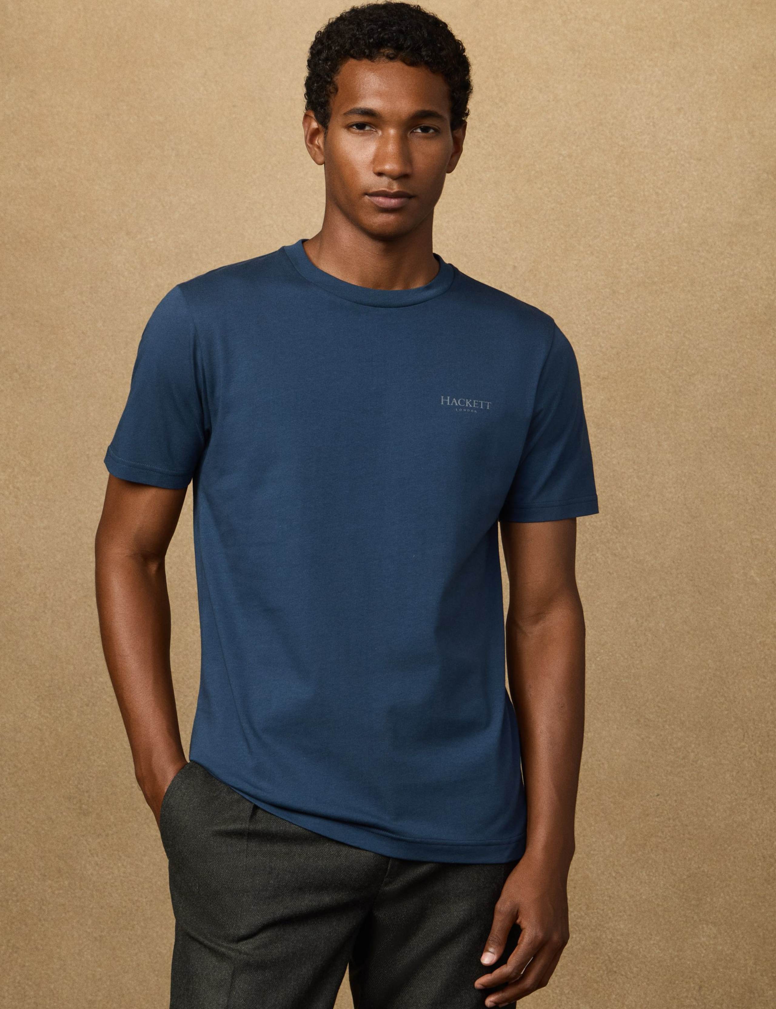 Pure Cotton Crew Neck T-Shirt 1 of 9