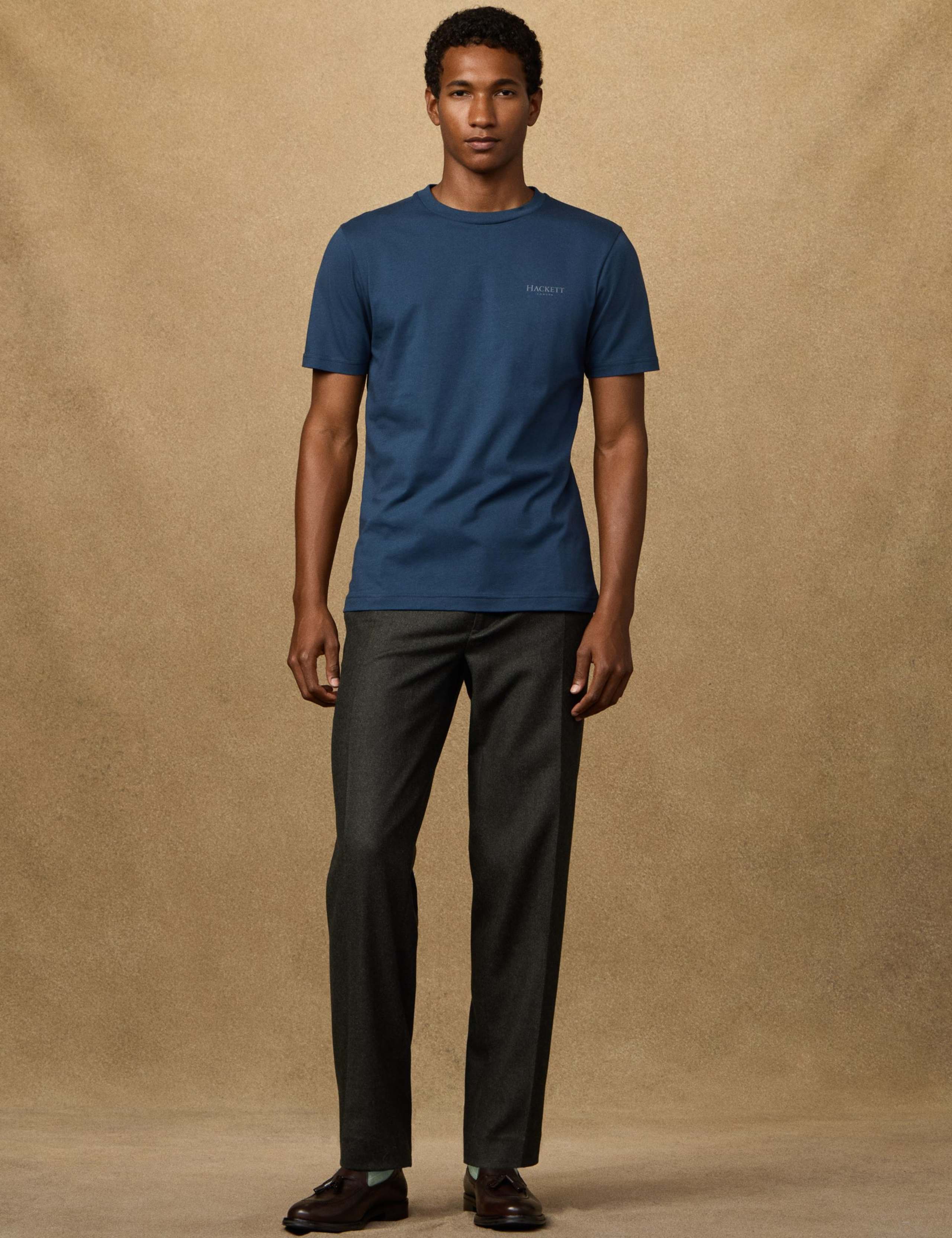 Pure Cotton Crew Neck T-Shirt 3 of 9