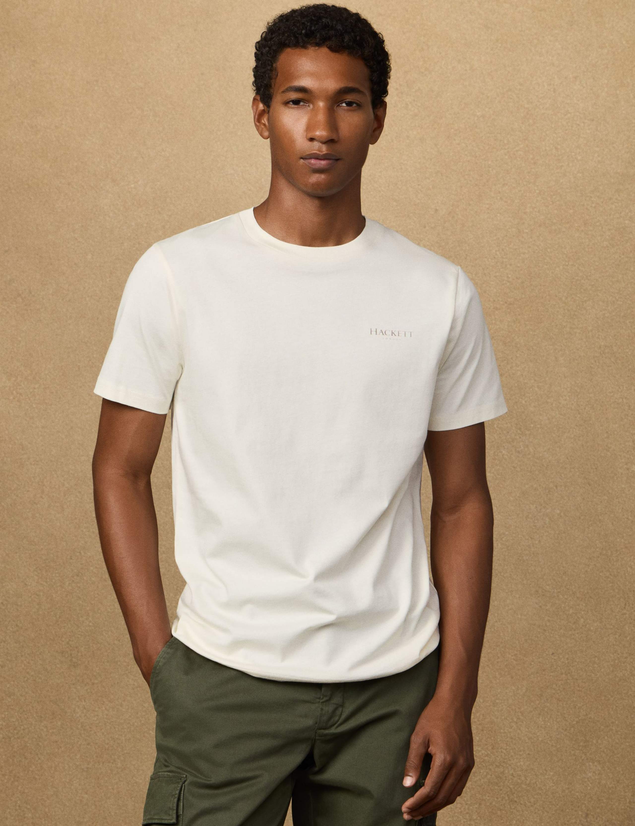 Pure Cotton Crew Neck T-Shirt 1 of 10