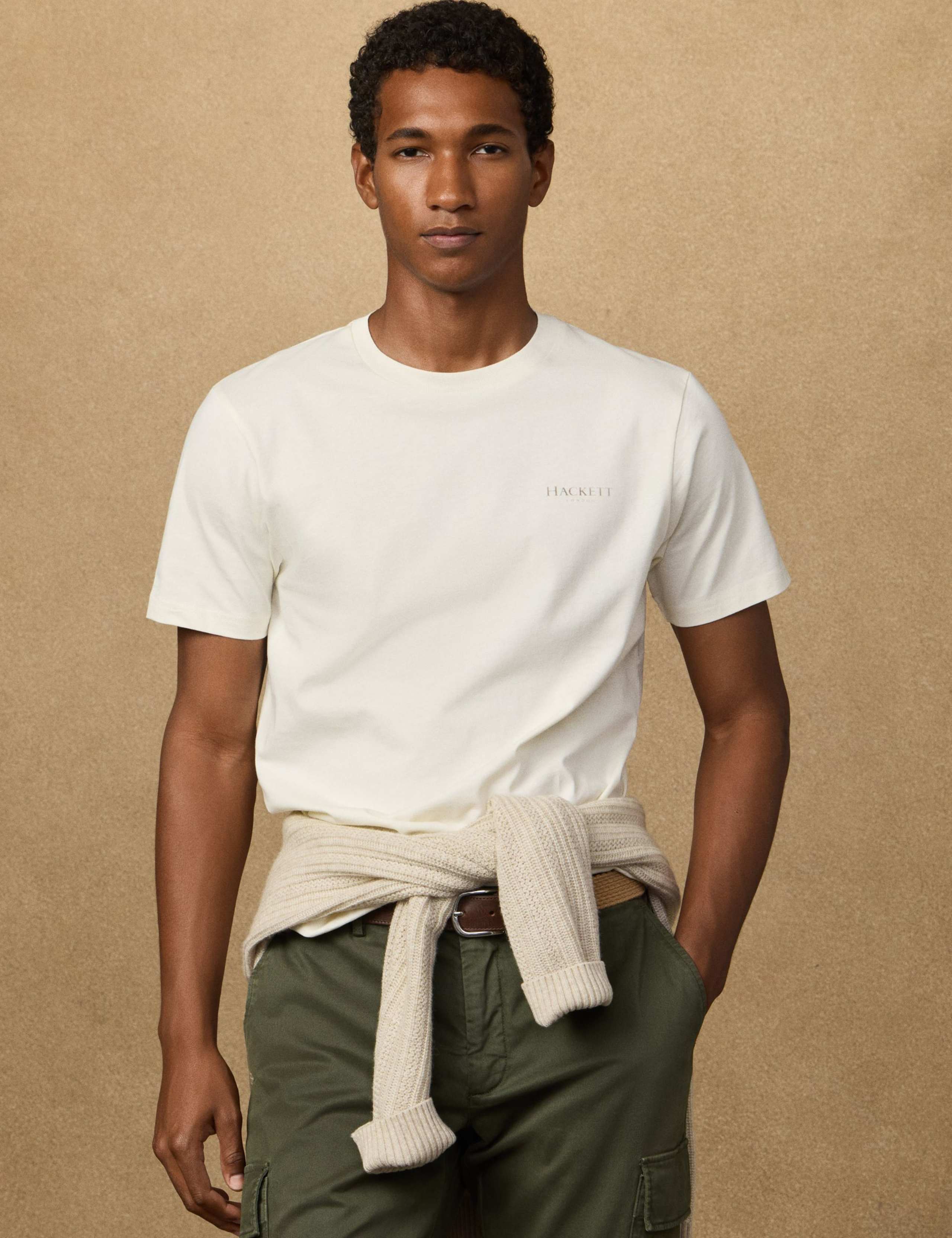 Pure Cotton Crew Neck T-Shirt 6 of 10