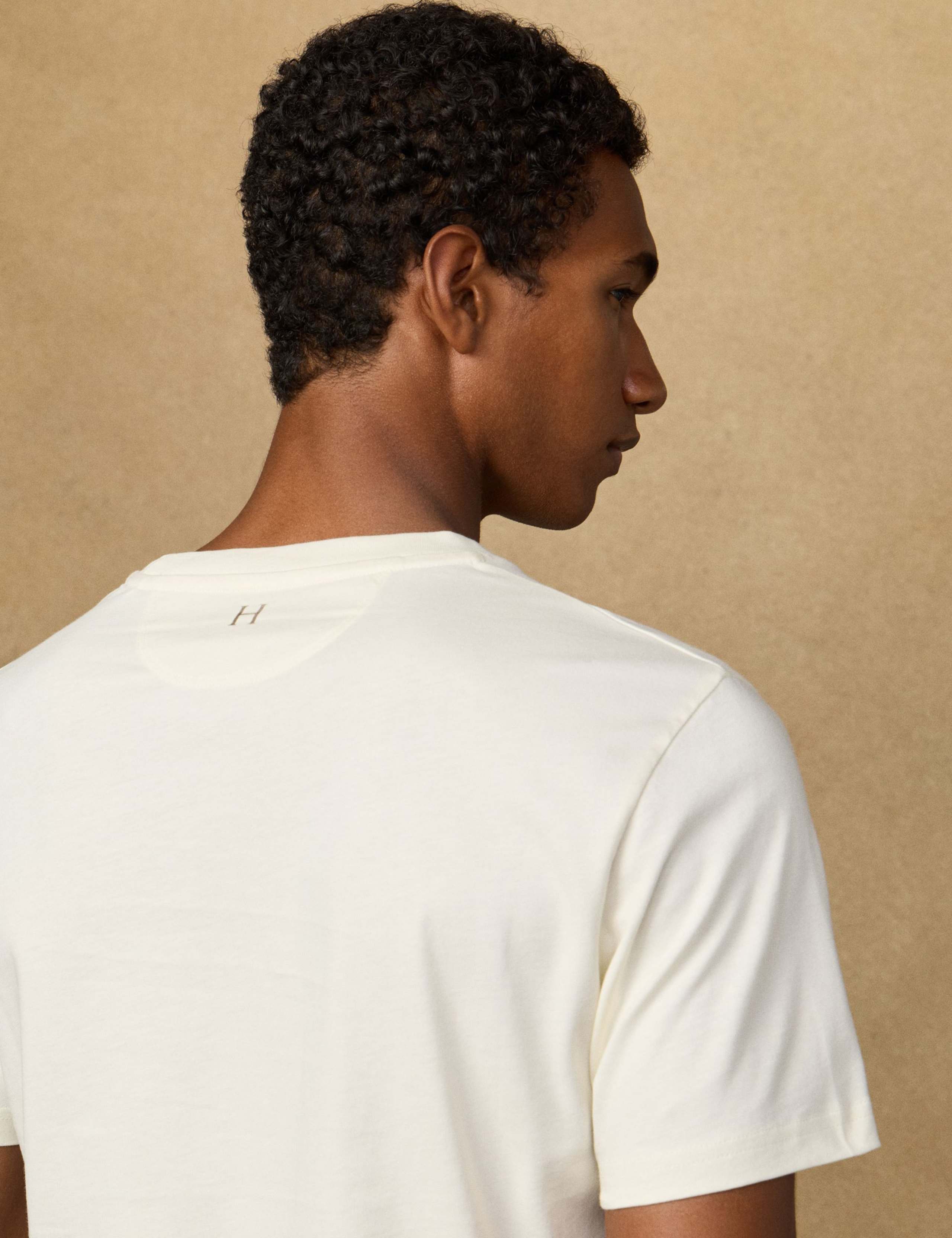 Pure Cotton Crew Neck T-Shirt 9 of 10