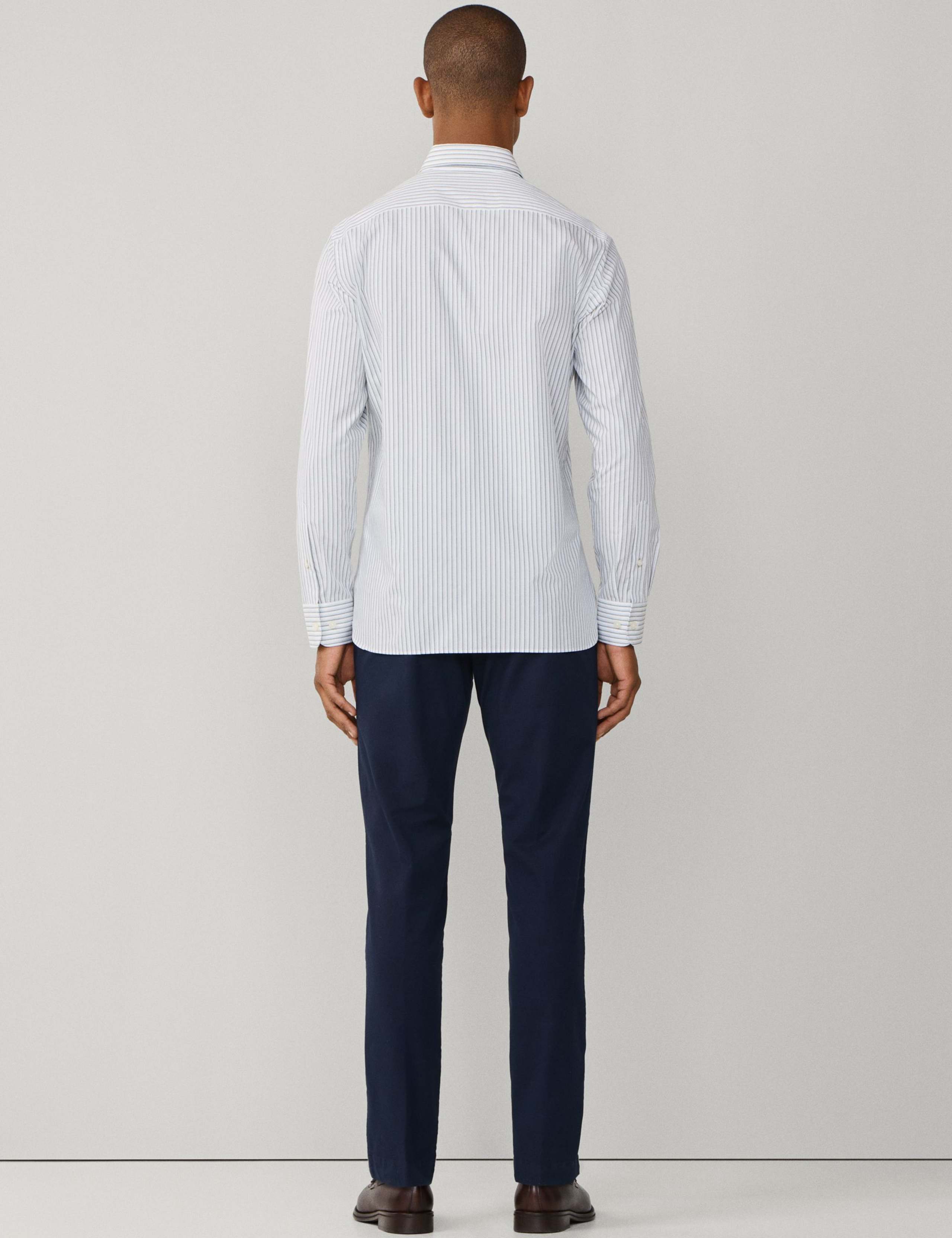 Regular Fit Pure Cotton Striped Oxford Shirt 4 of 9