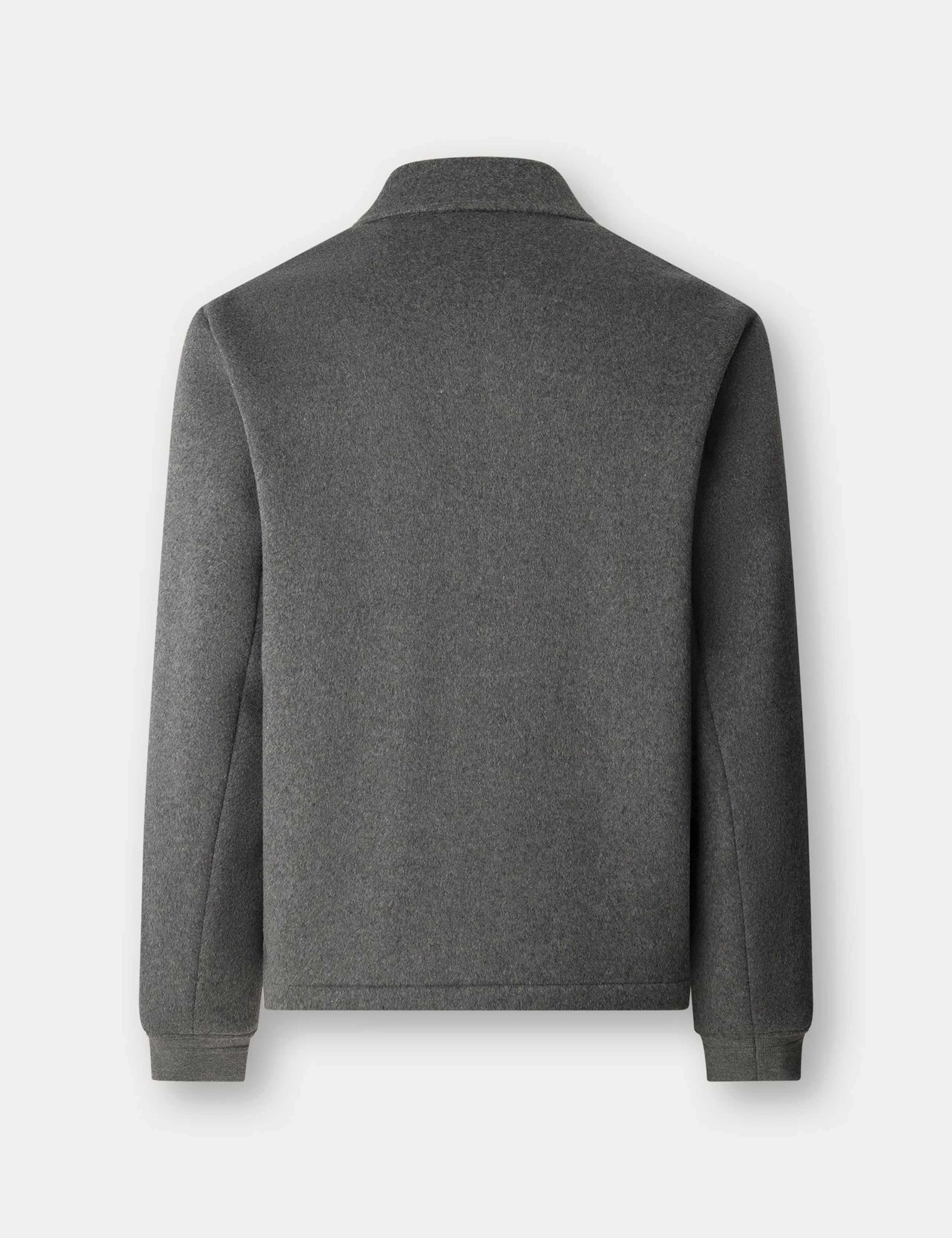 Wool Blend Blouson Bomber Jacket 8 of 10