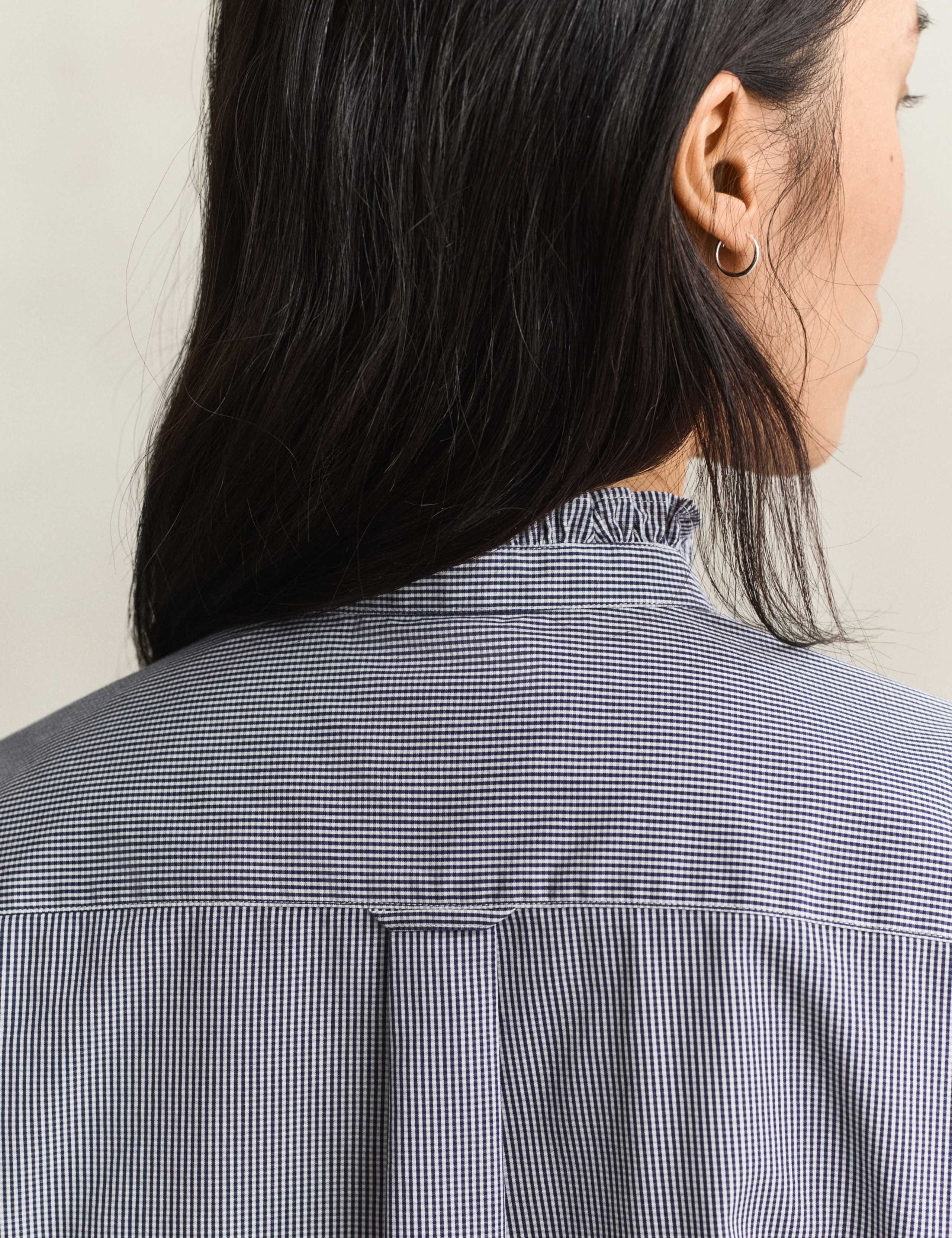 Regular Fit Frill Collar Poplin Blouse 6 of 7