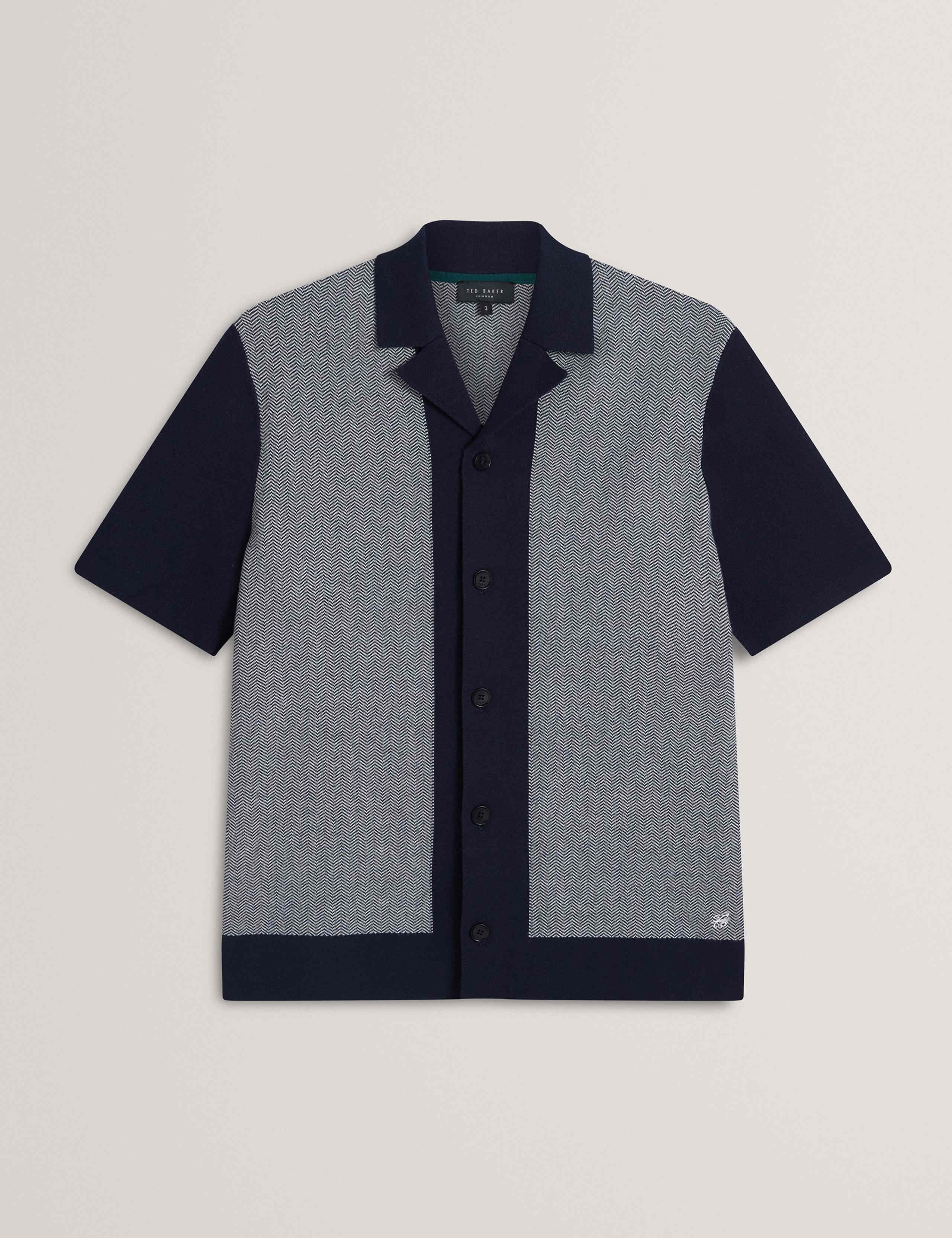 Regular Fit Herringbone Knitted Polo Shirt 2 of 6