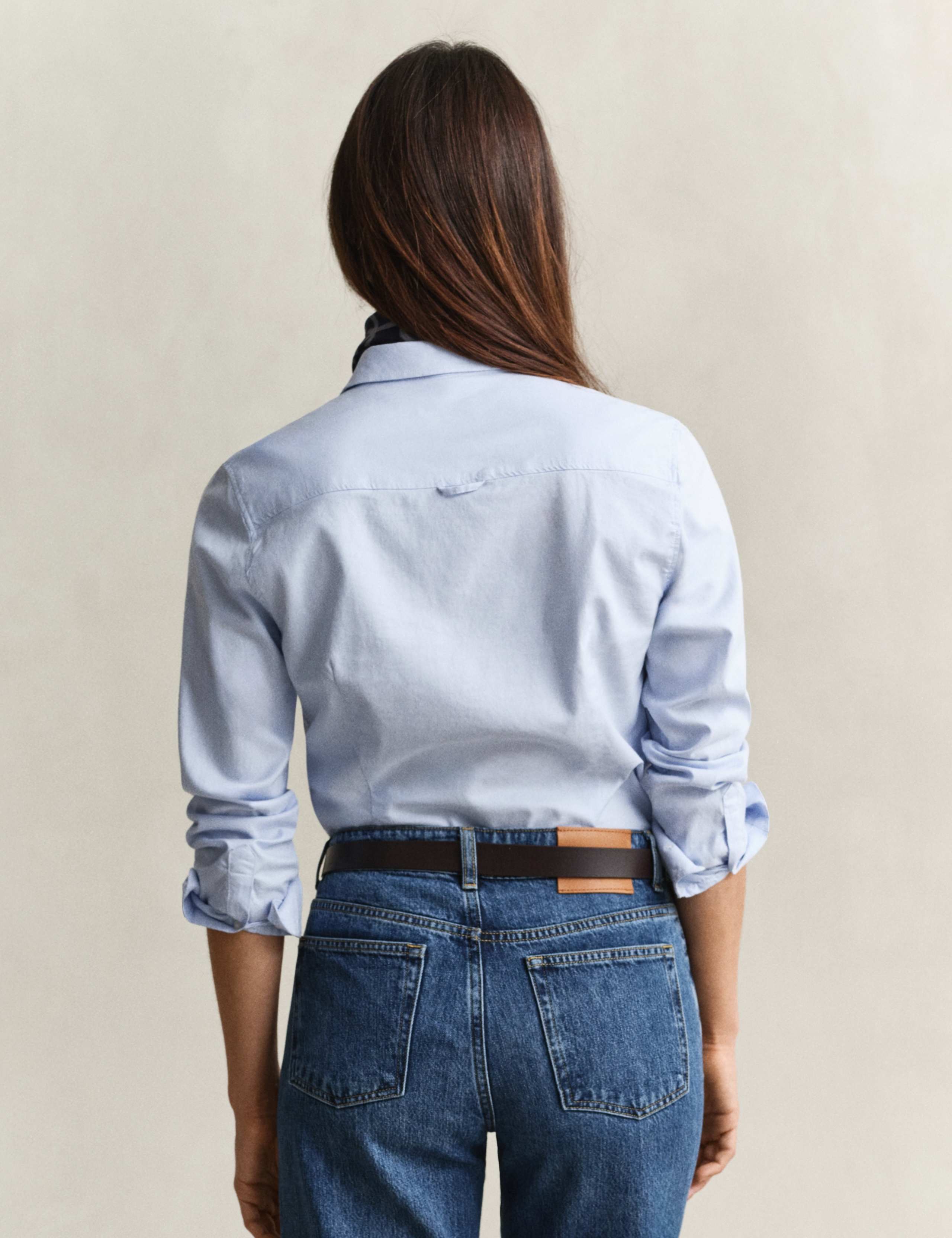 Slim Fit Cotton Rich Oxford Shirt 4 of 7