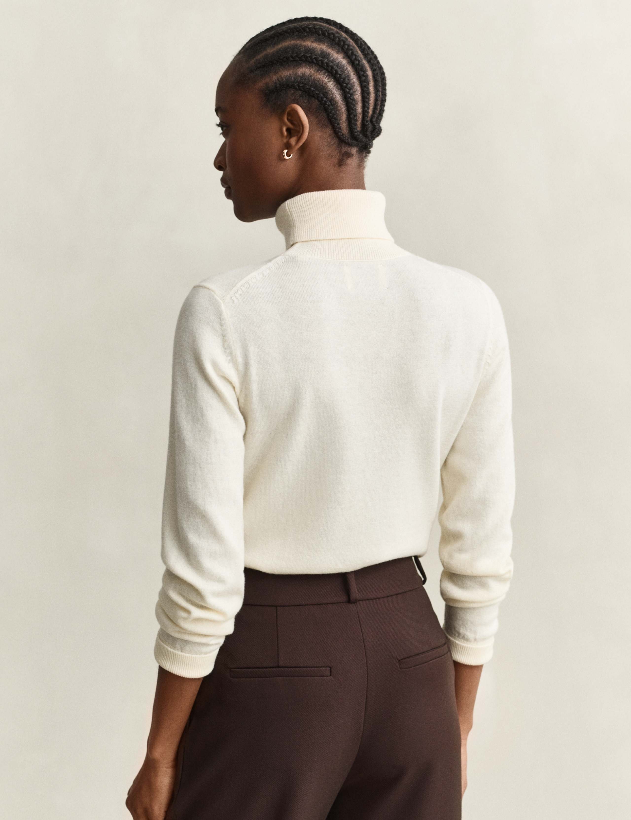 Merino Wool Rich Roll Neck Jumper 4 of 5