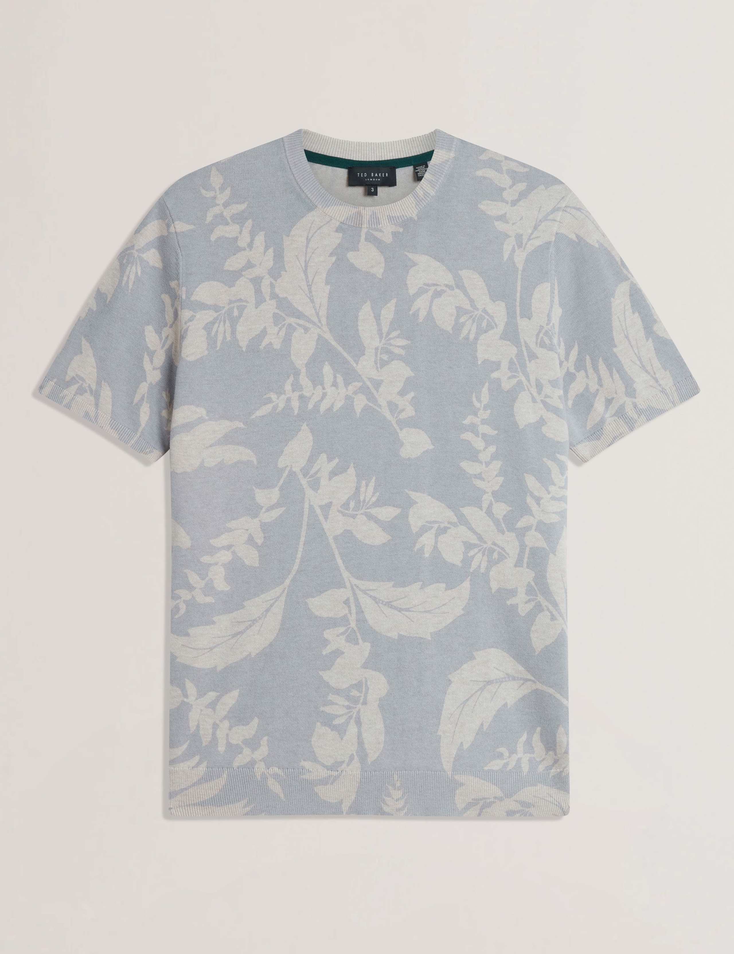 Pure Cotton Floral Print T-Shirt 2 of 6