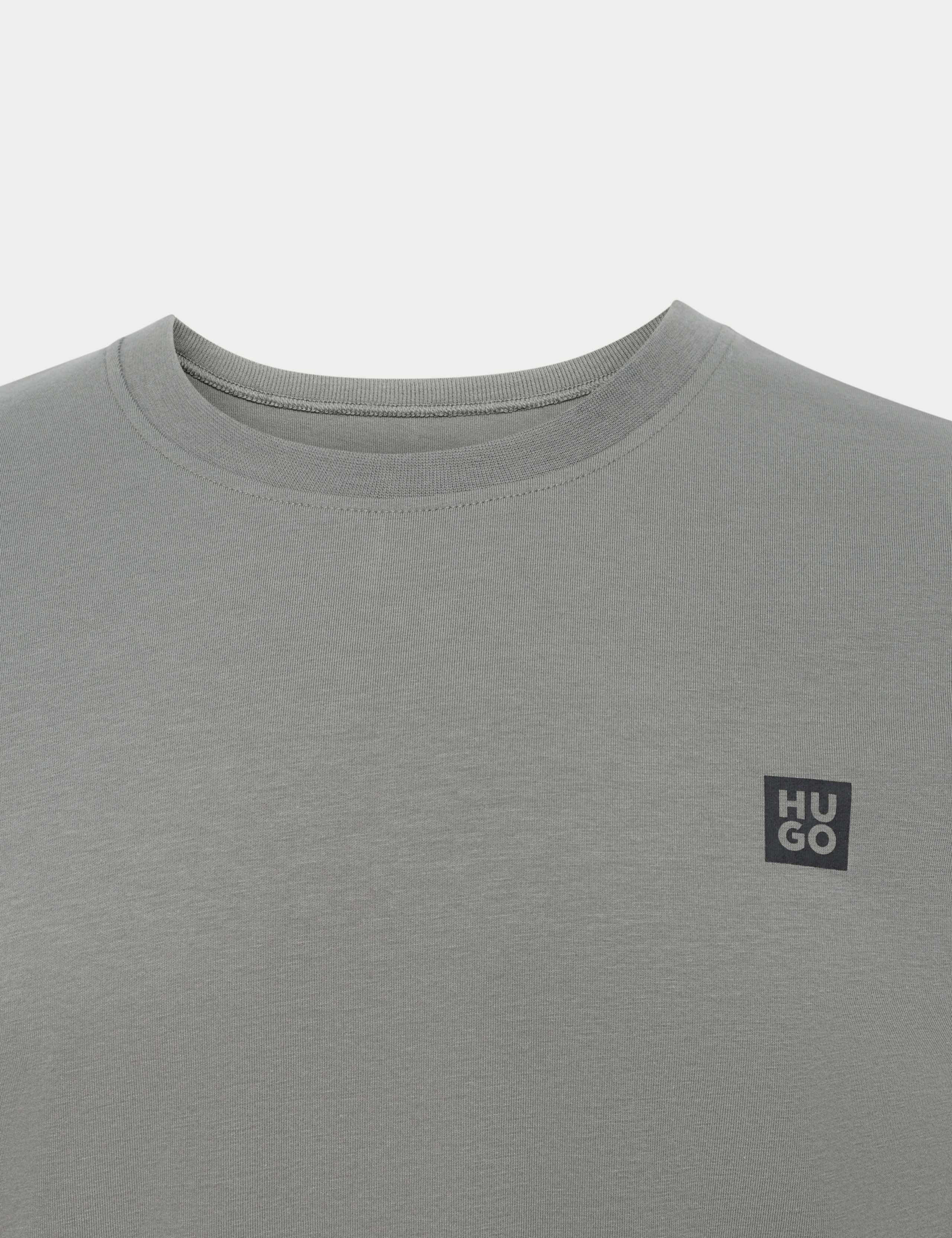 Cotton Rich Stretch Logo Print Pyjama Set 3 of 4