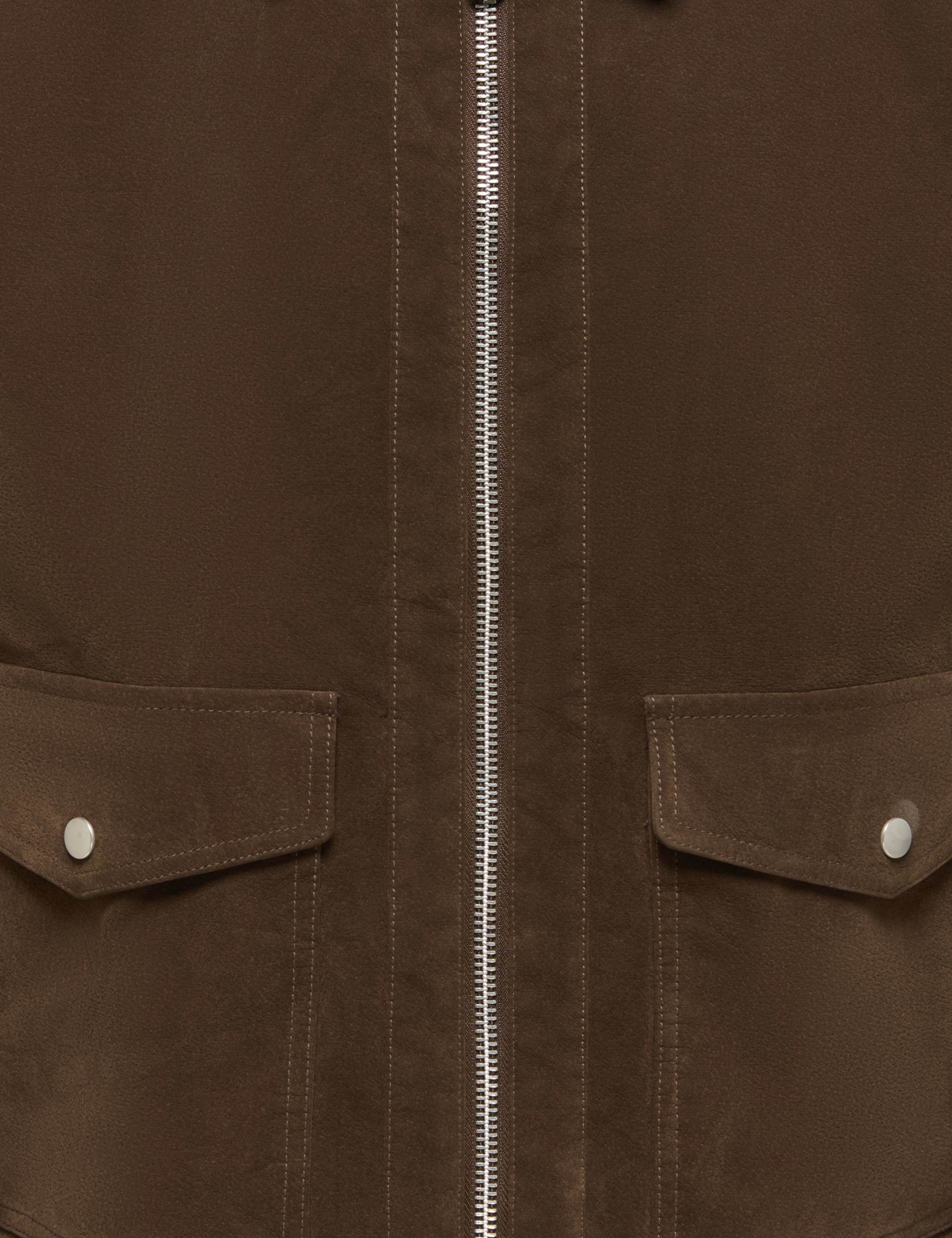 Faux Suede Utility Jacket 3 of 3