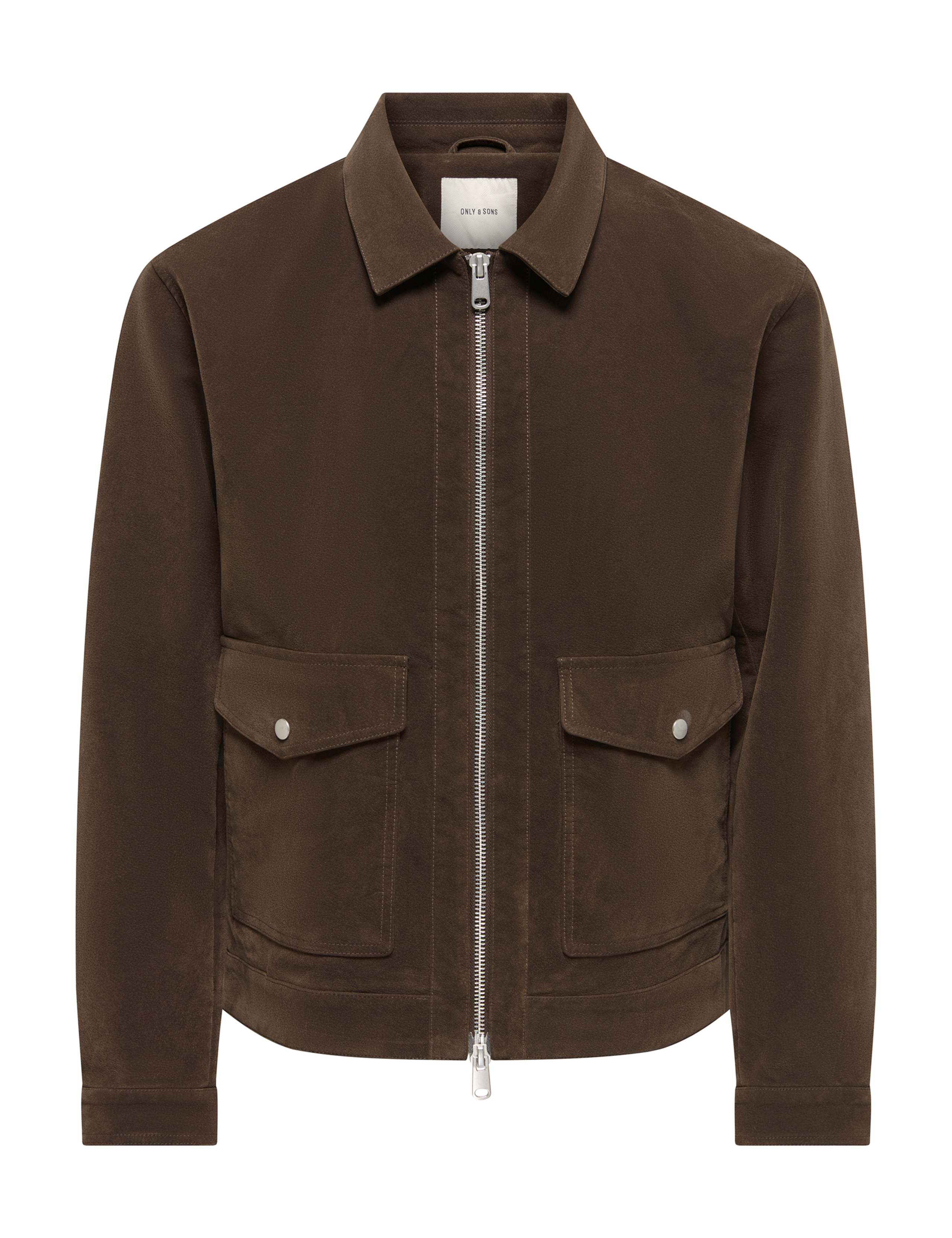 Faux Suede Utility Jacket 6 of 7