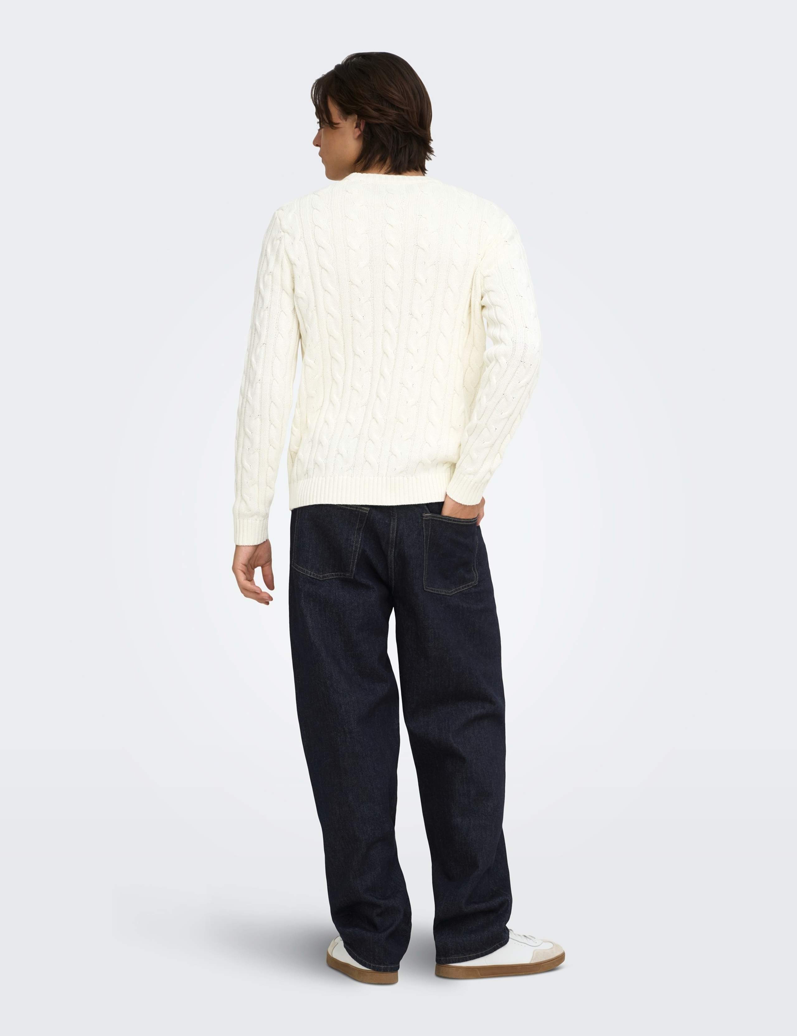 Denim Loose Fit Straight Leg Jeans 3 of 7