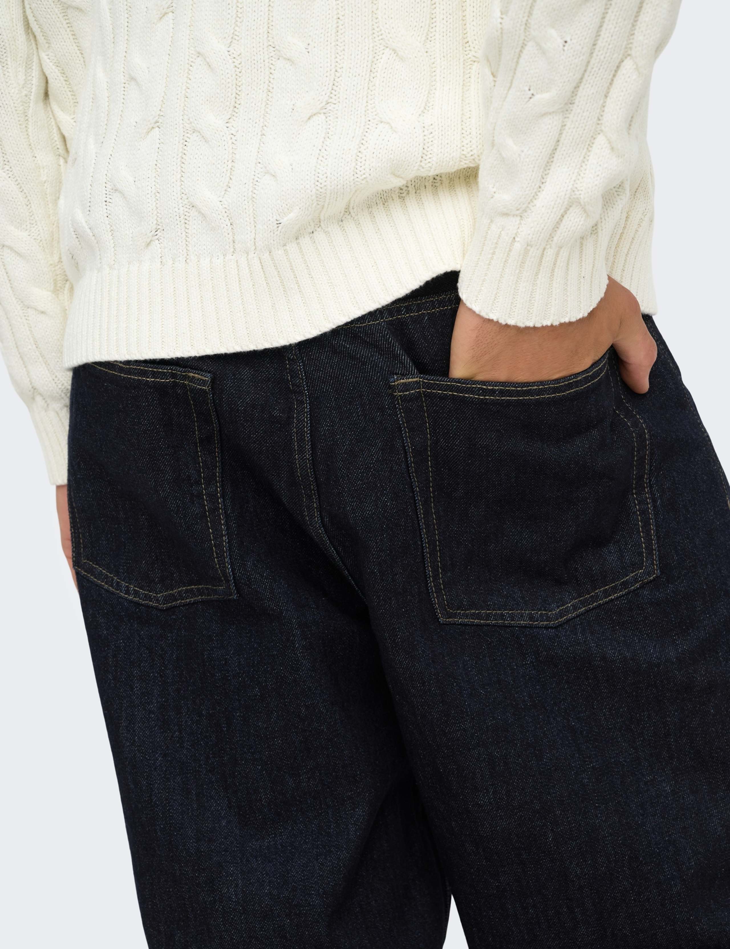 Denim Loose Fit Straight Leg Jeans 5 of 7