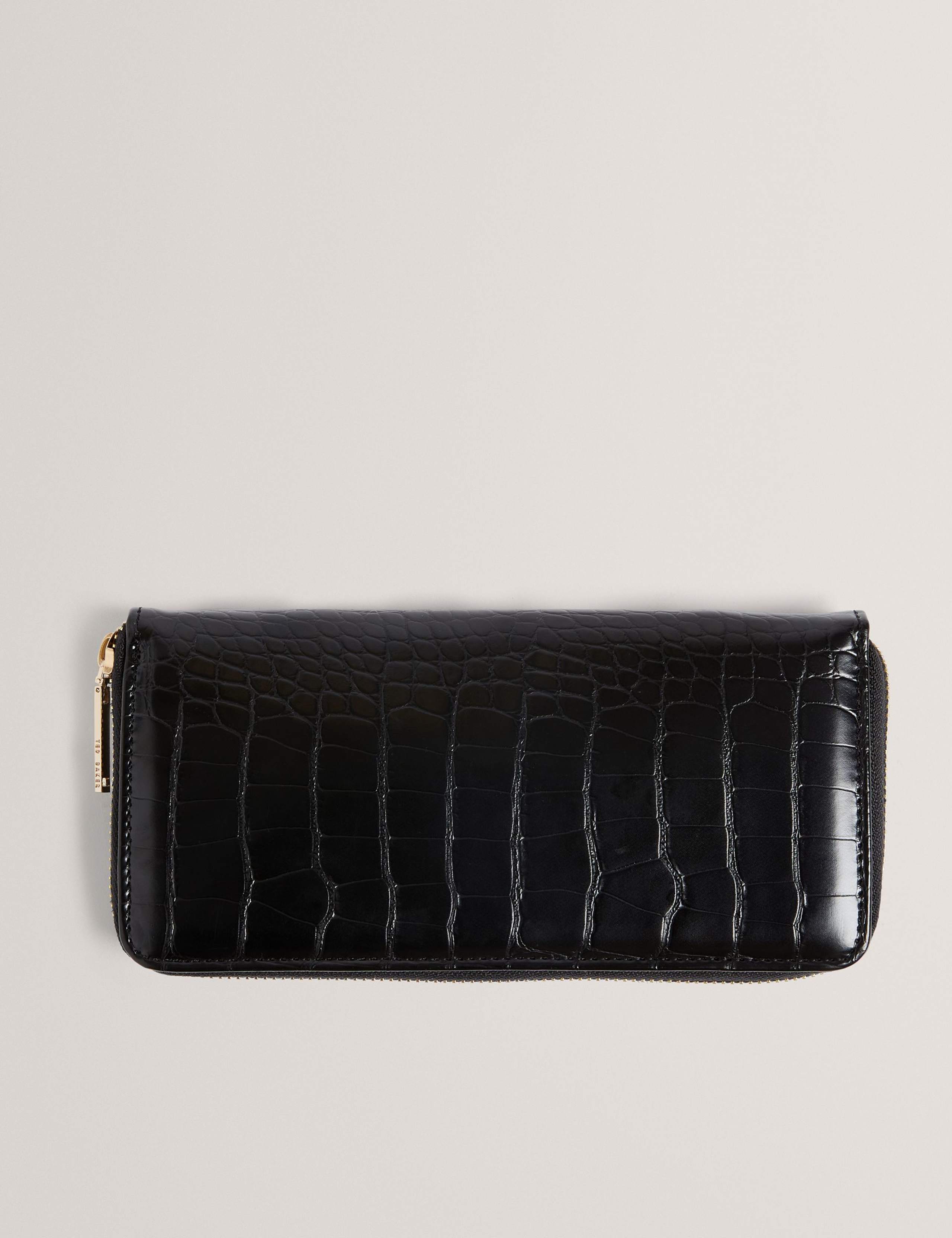 Croc Effect Travel Jewellery Case 3 of 4