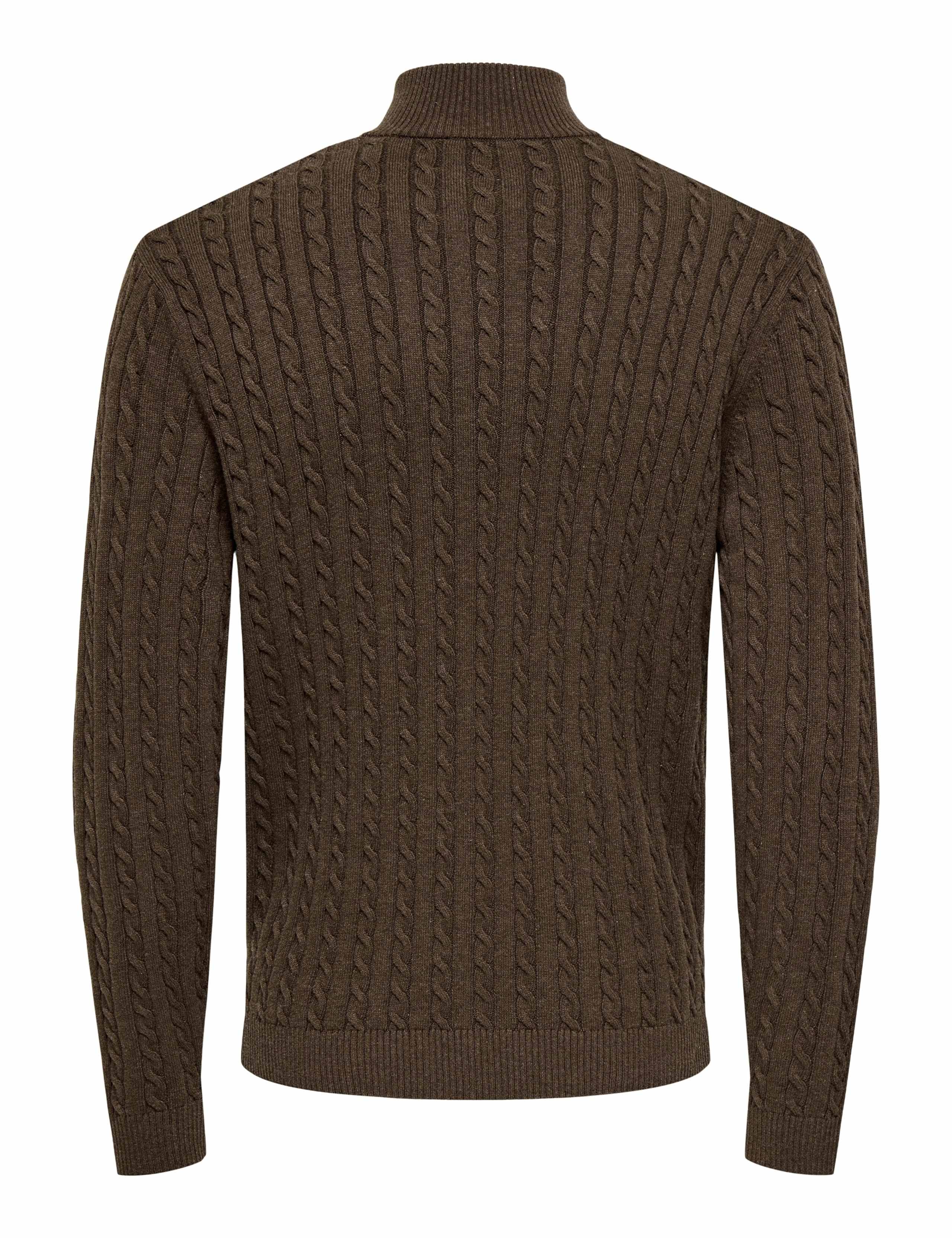 Cotton Rich Cable Half Zip Jumper 6 of 6