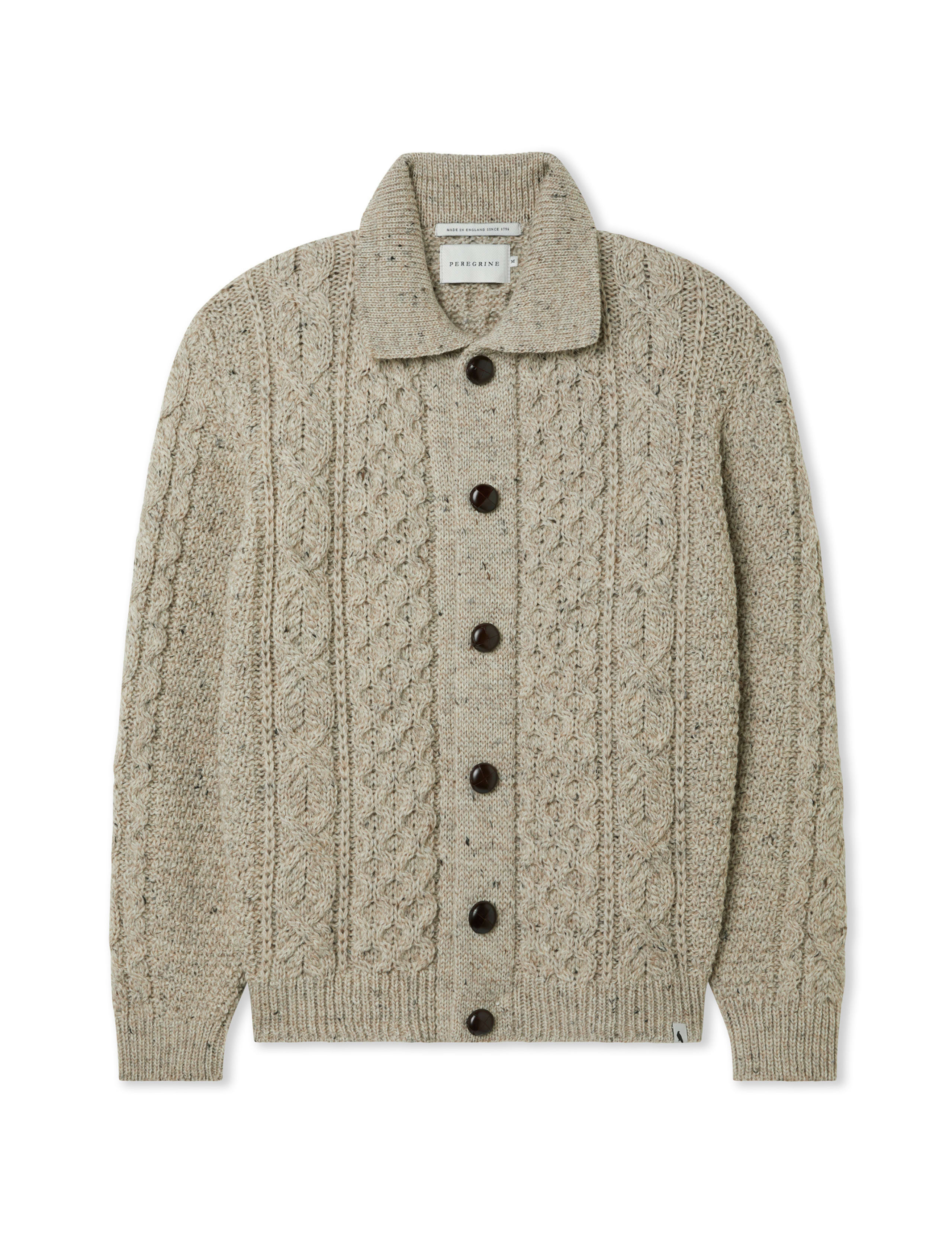 Pure Wool Cable Knit Cardigan 2 of 5