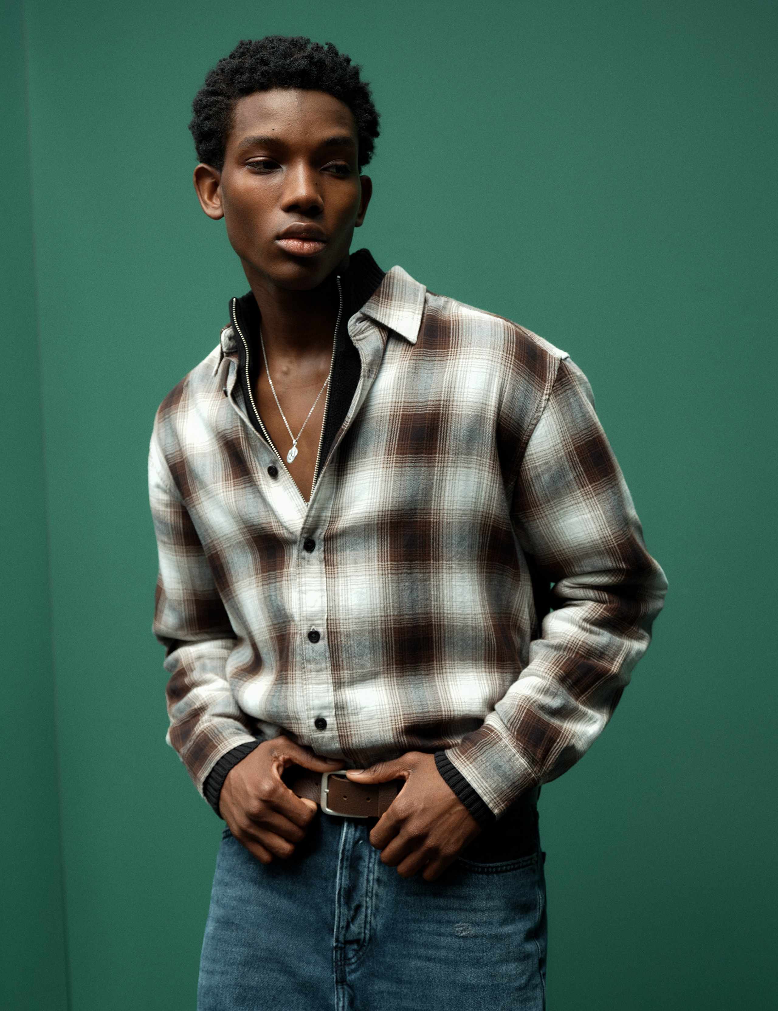 Regular Fit Pure Cotton Checked Shirt 1 of 3
