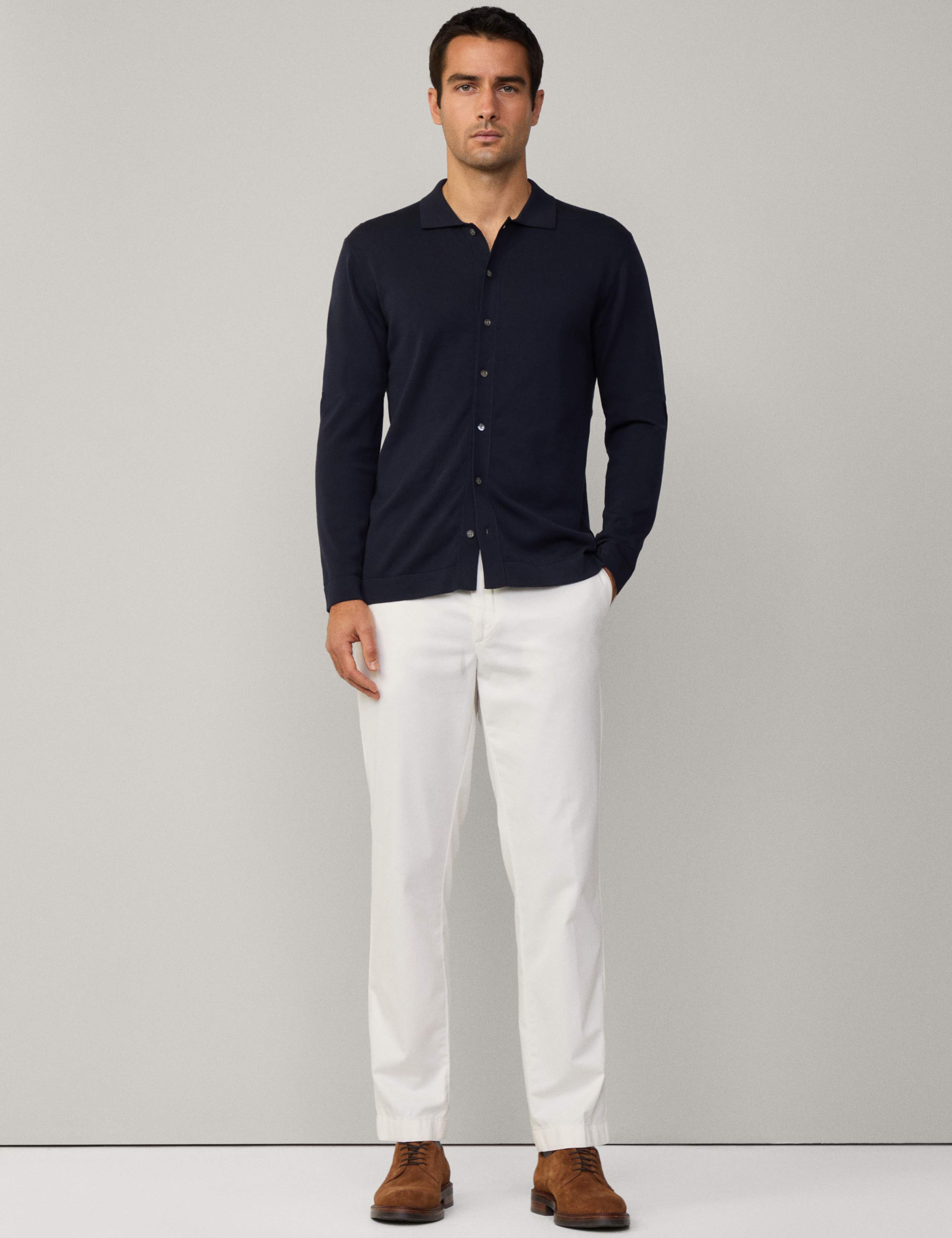 Cotton Rich Overshirt with Silk 3 of 7