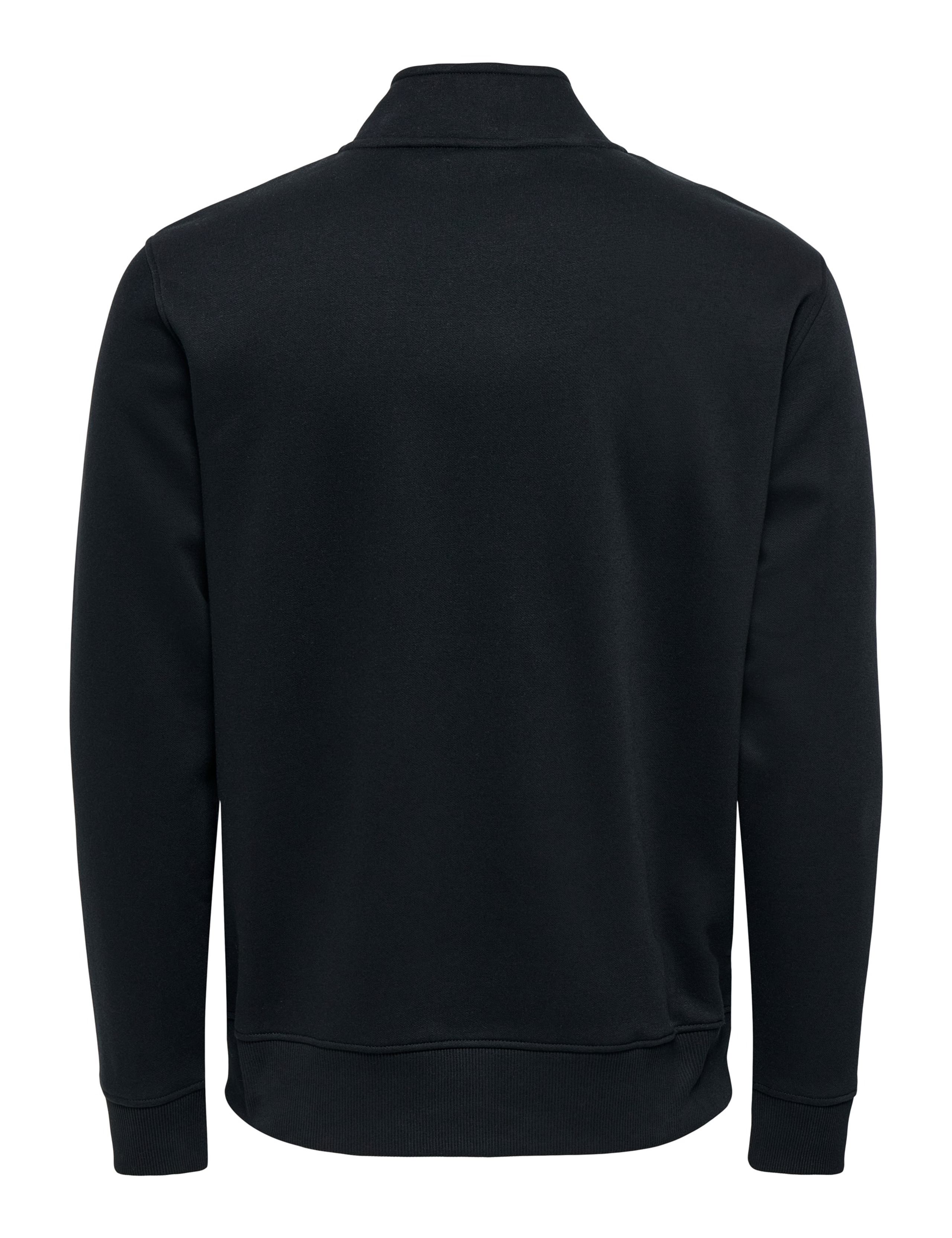 Brushed Cotton Rich Half Zip Sweatshirt 7 of 8