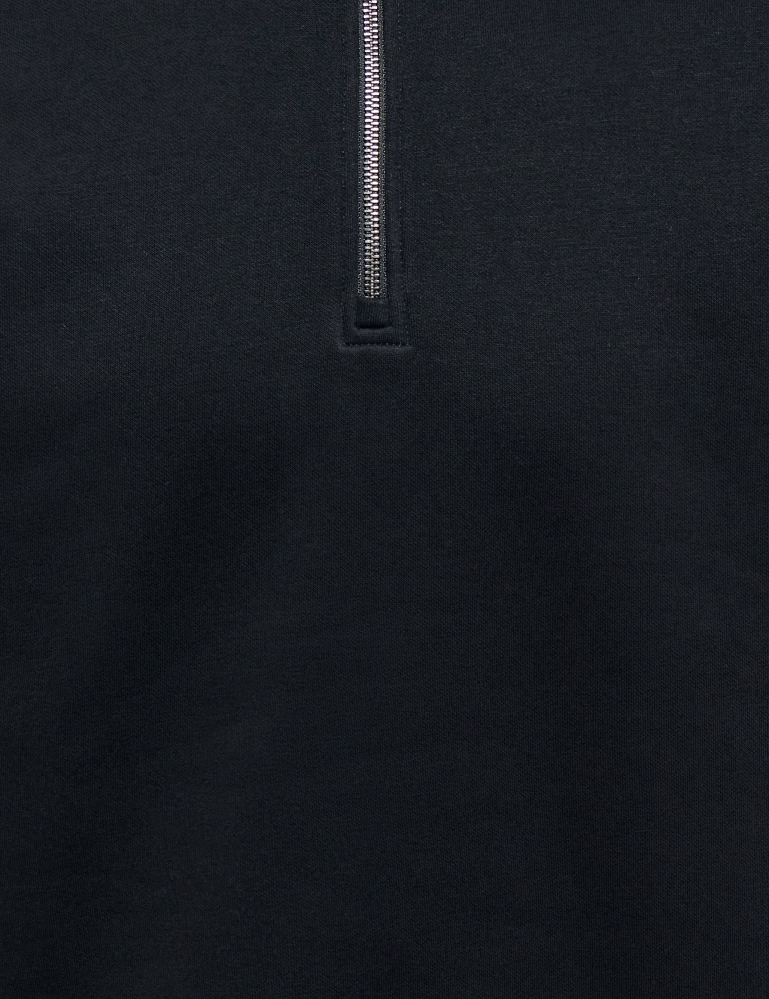 Brushed Cotton Rich Half Zip Sweatshirt 8 of 8