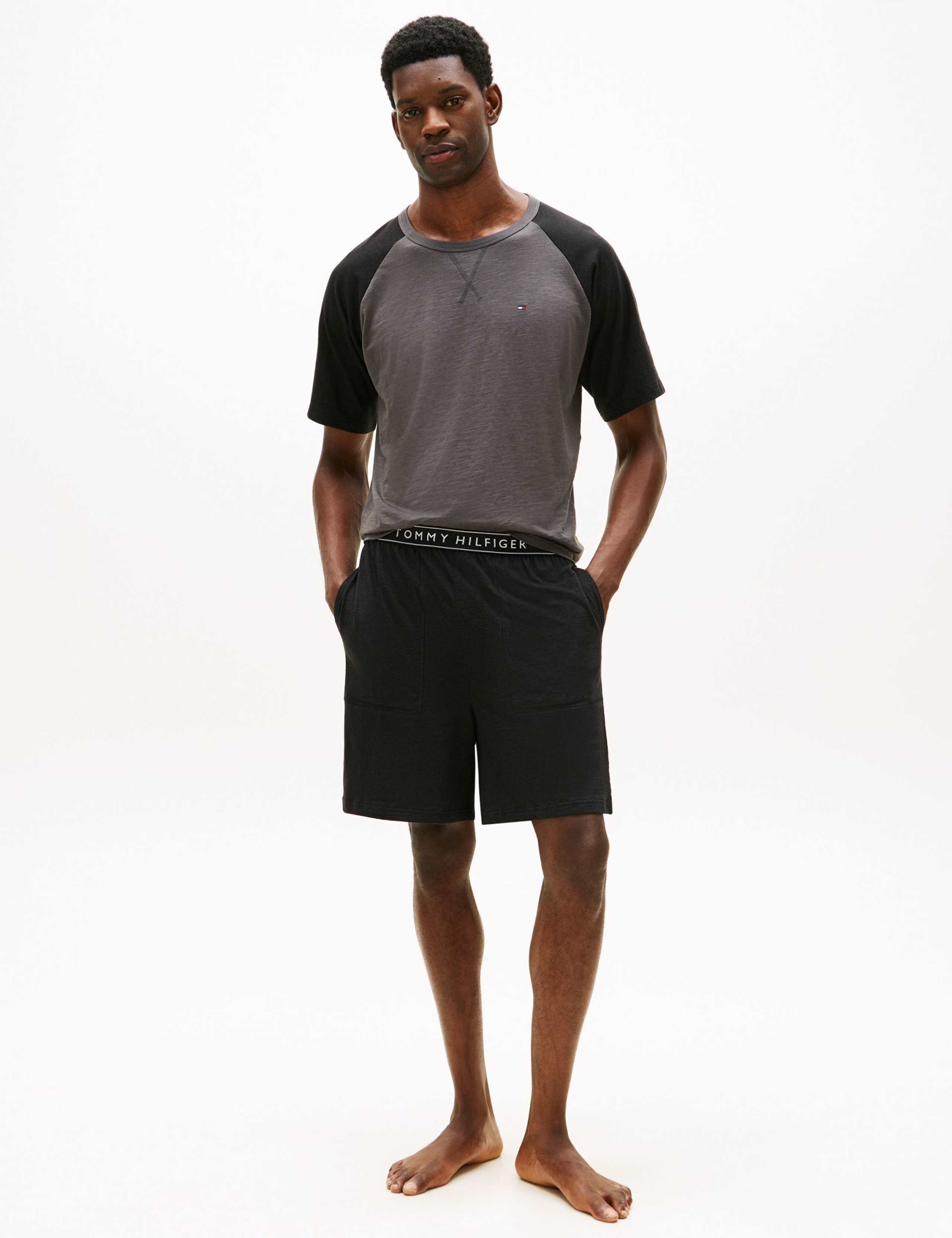 Pure Cotton Jersey Pyjama Set 1 of 6