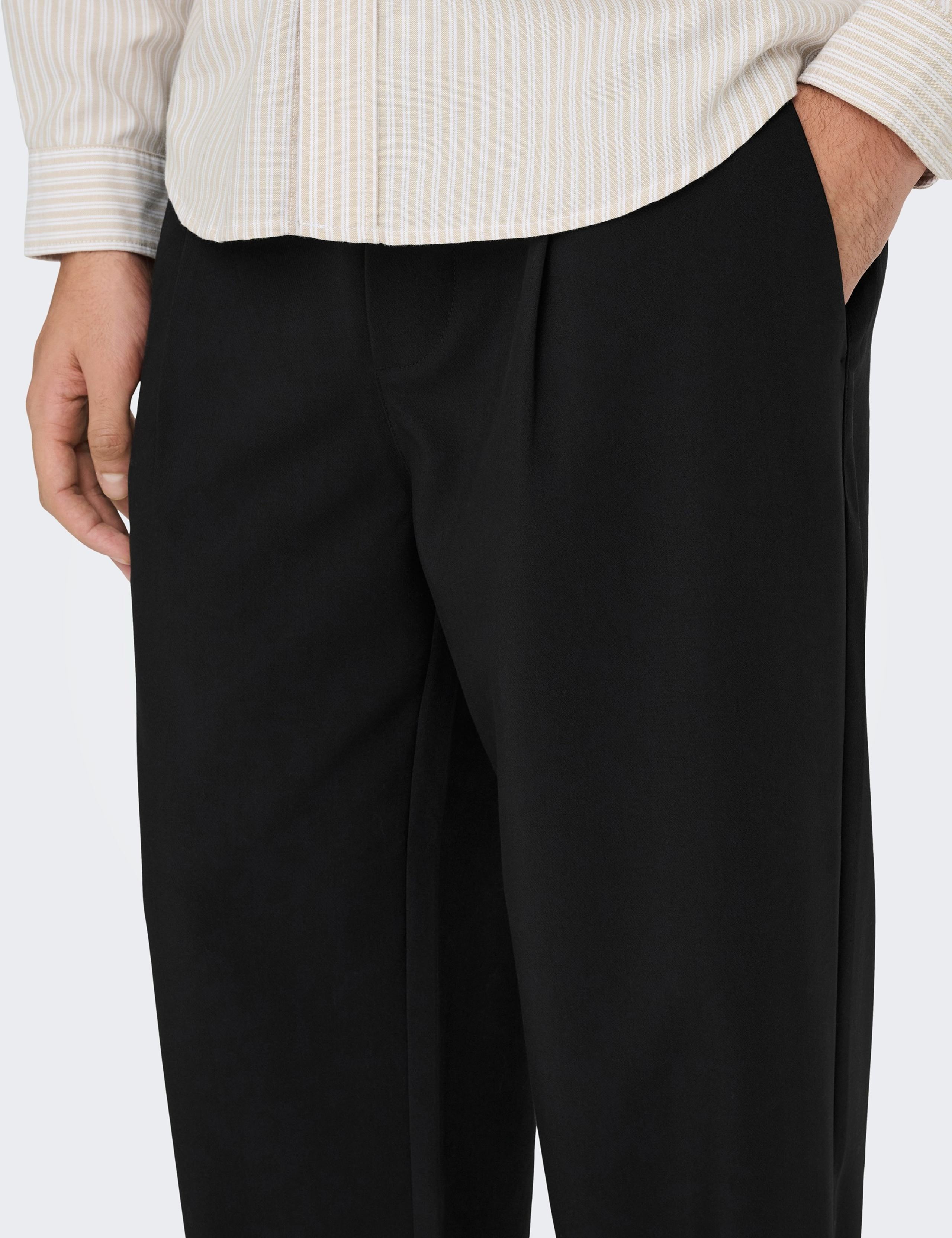 Loose Fit Elasticated Waist Drawstring Trousers 4 of 7