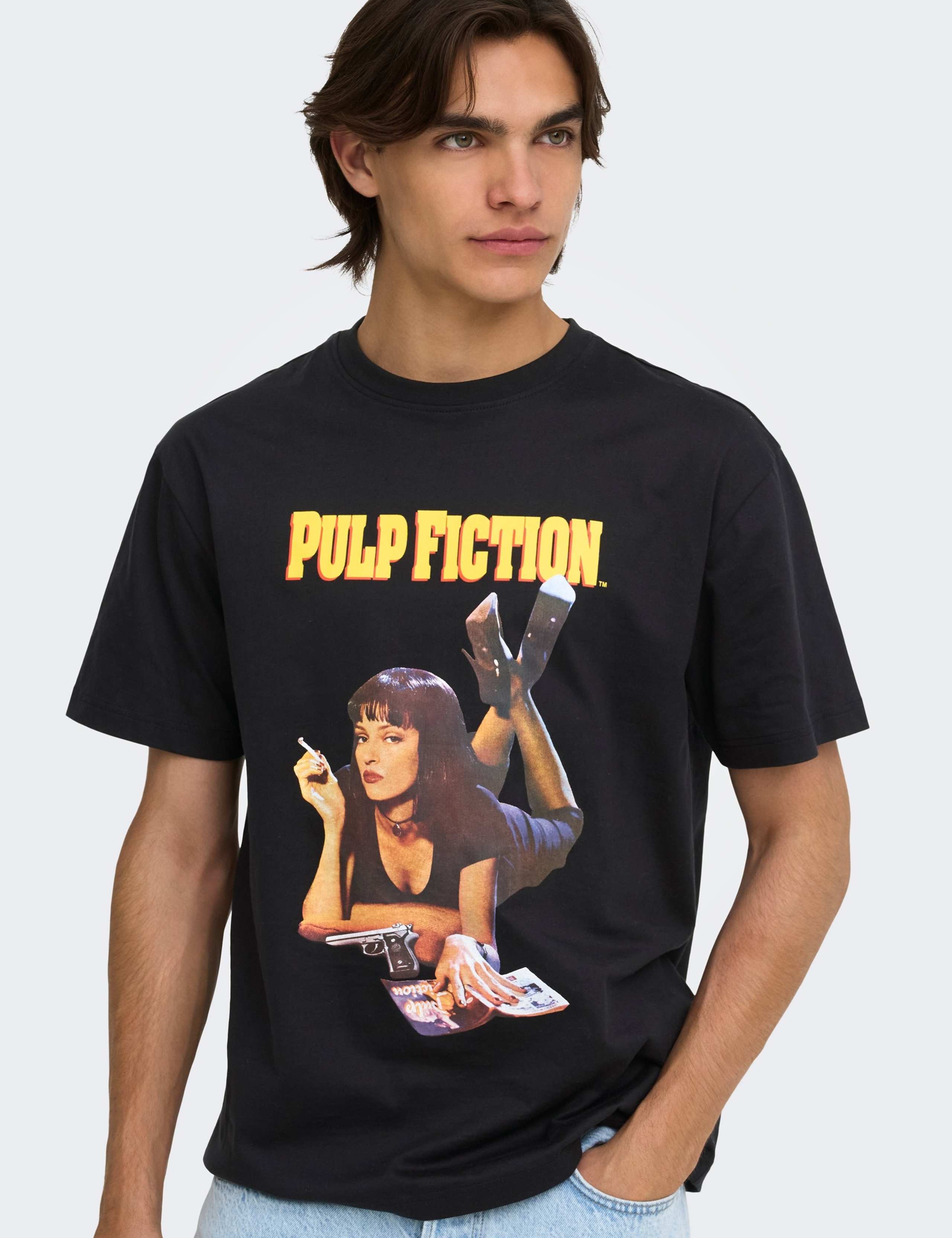 Pure Cotton Pulp Fiction™ Crew Neck T-Shirt 5 of 7