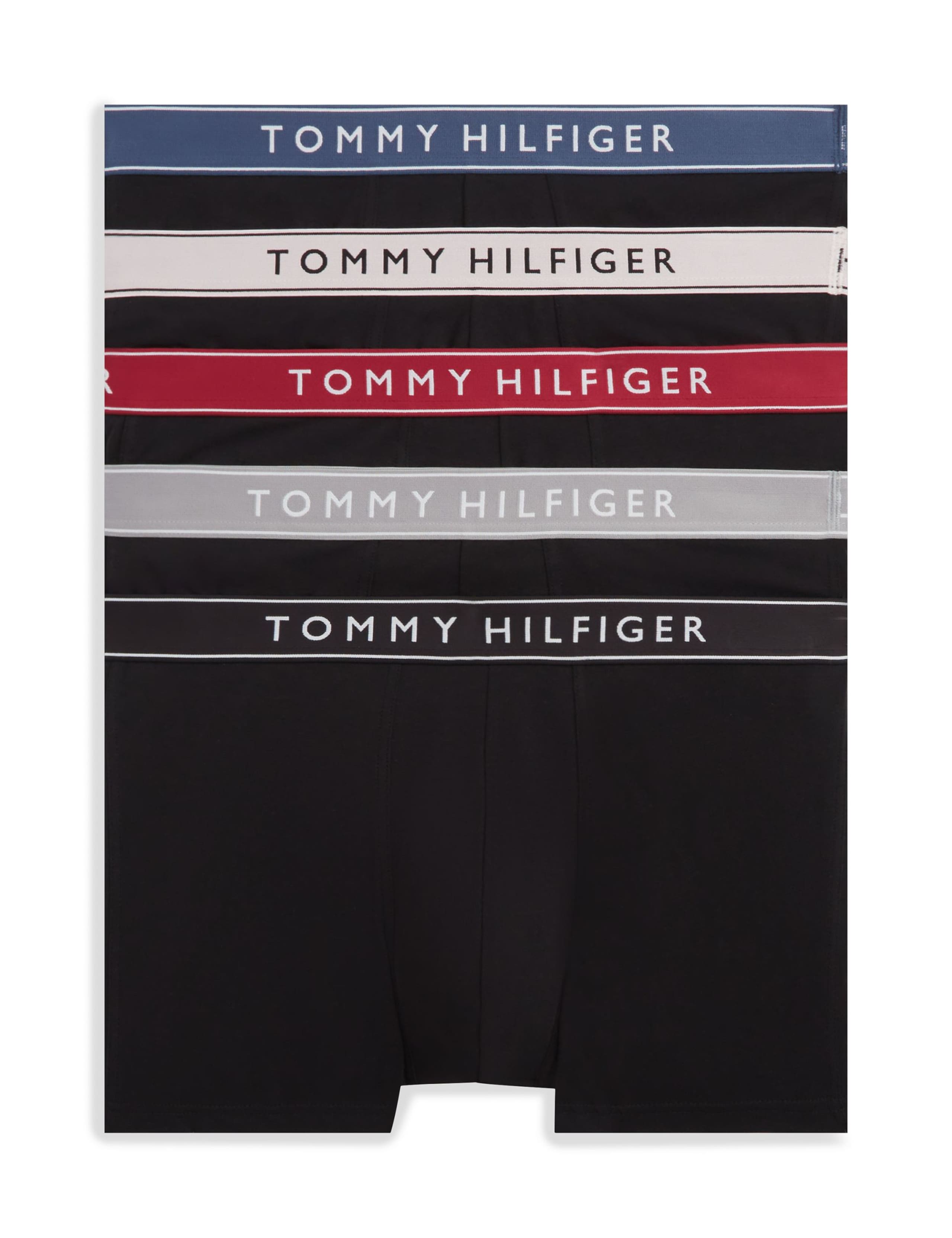 5 Pack Cotton Rich Logo Waistband Trunks 1 of 6