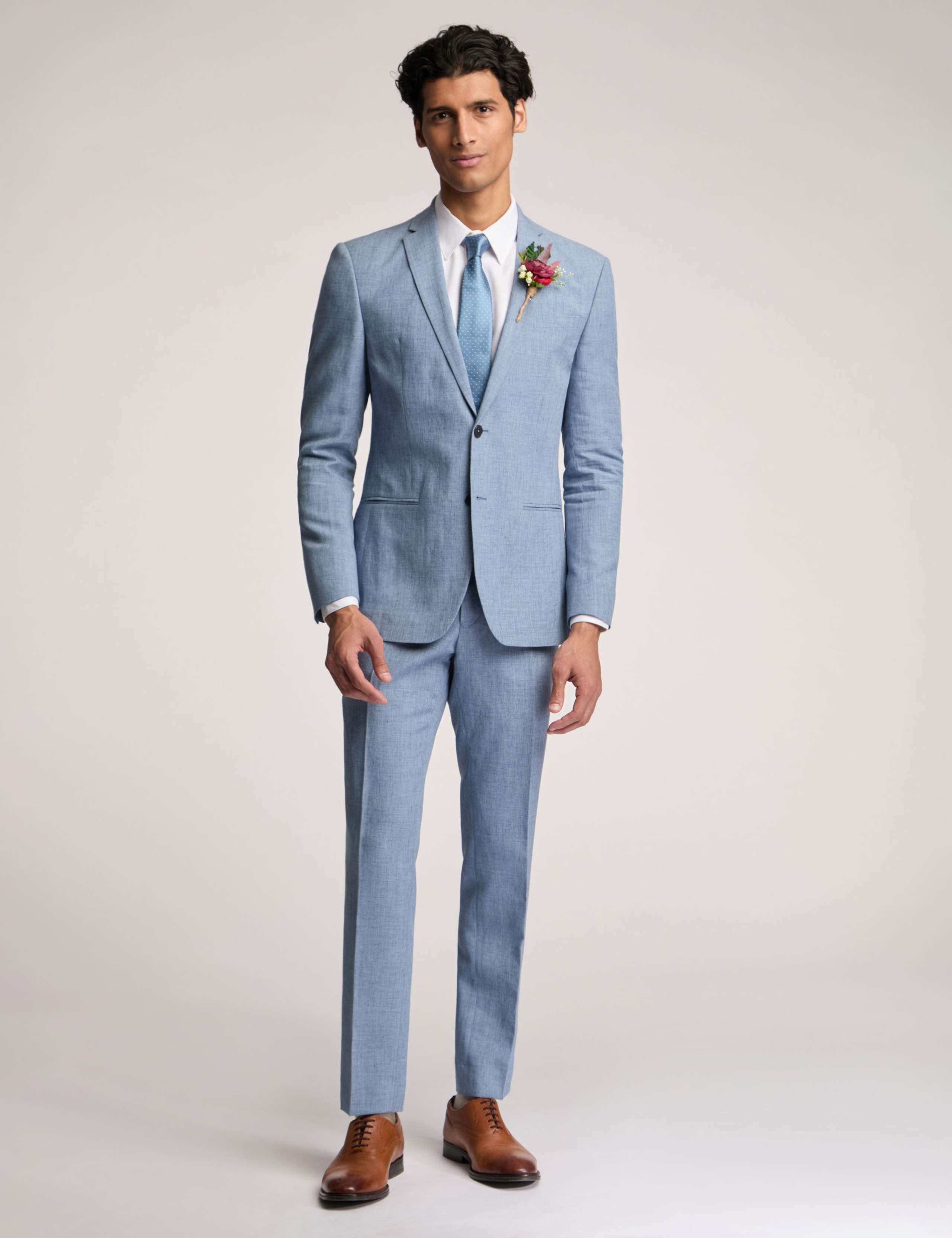 Slim Fit Linen Rich Jacket 3 of 6