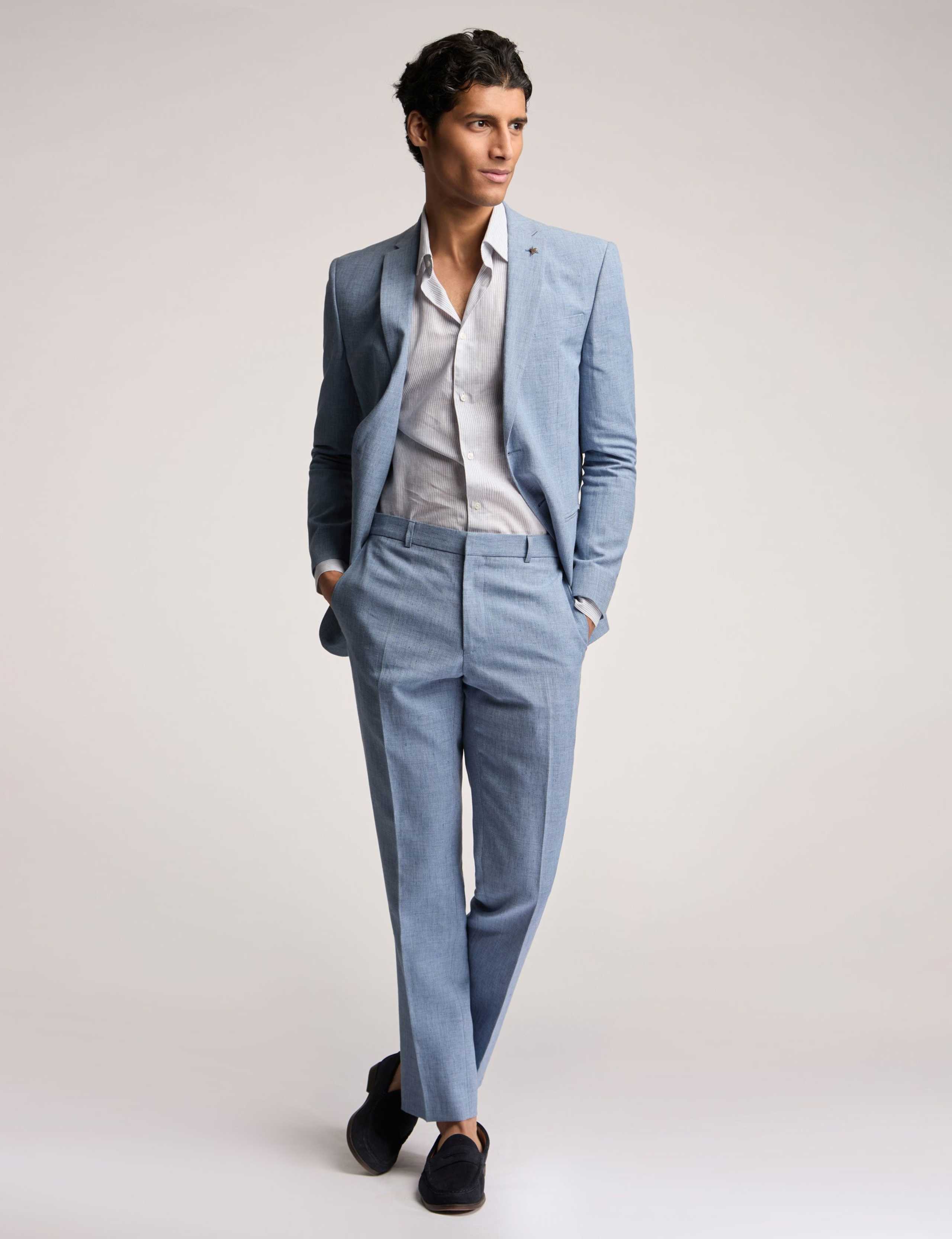 Slim Fit Linen Rich Jacket 5 of 6