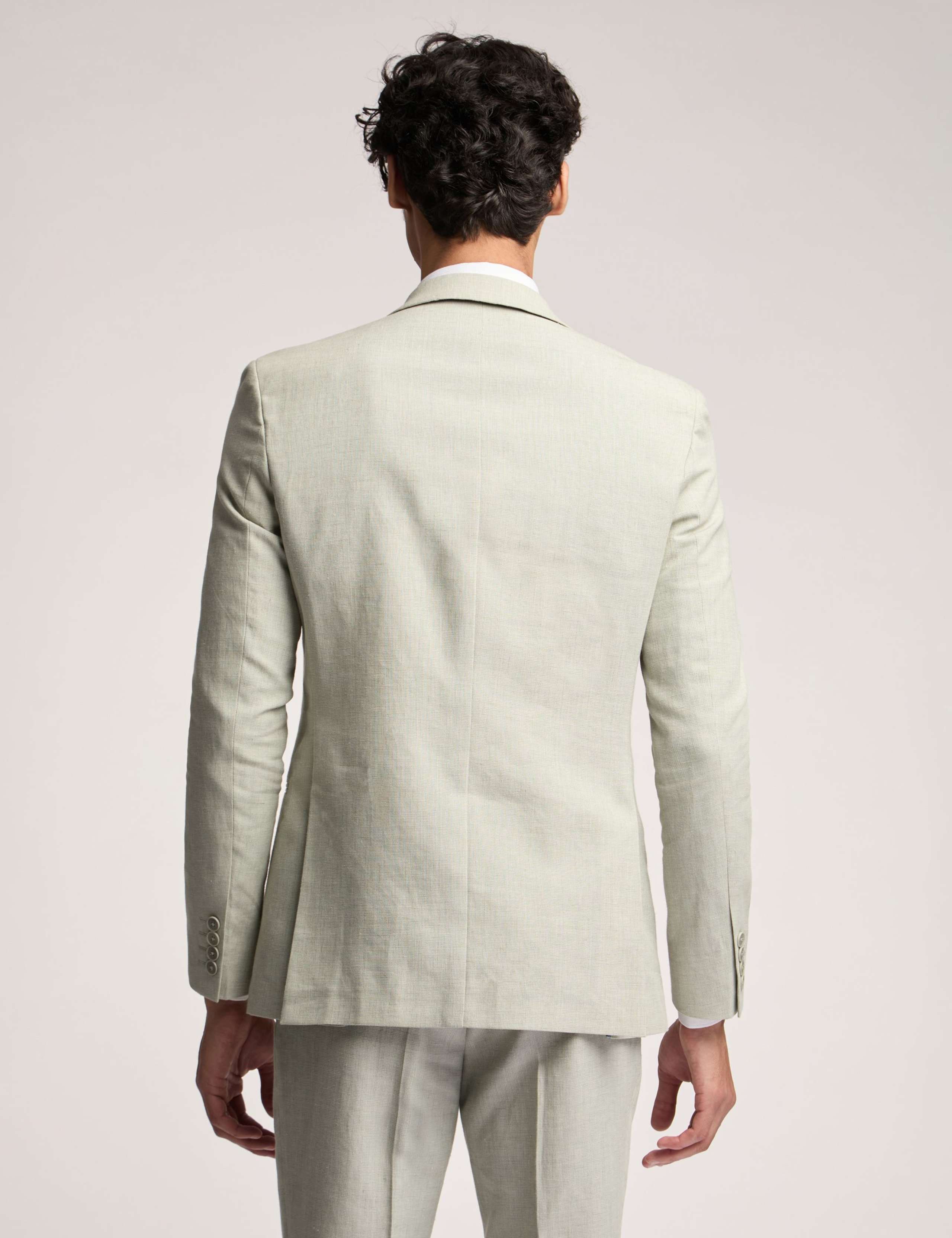Slim Fit Linen Rich Suit Jacket 5 of 6