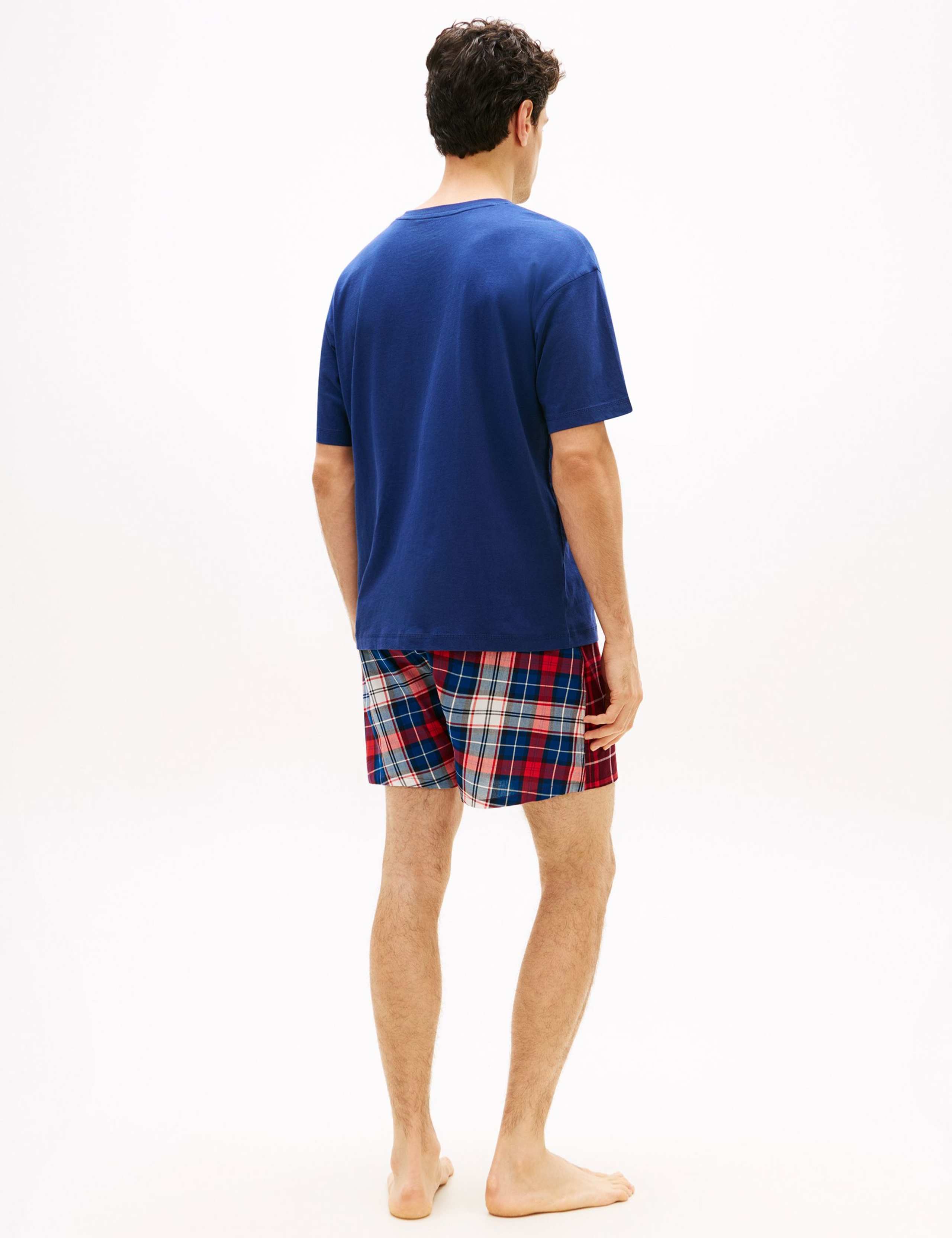 Heritage Pure Cotton Checked Pyjama Set 4 of 5