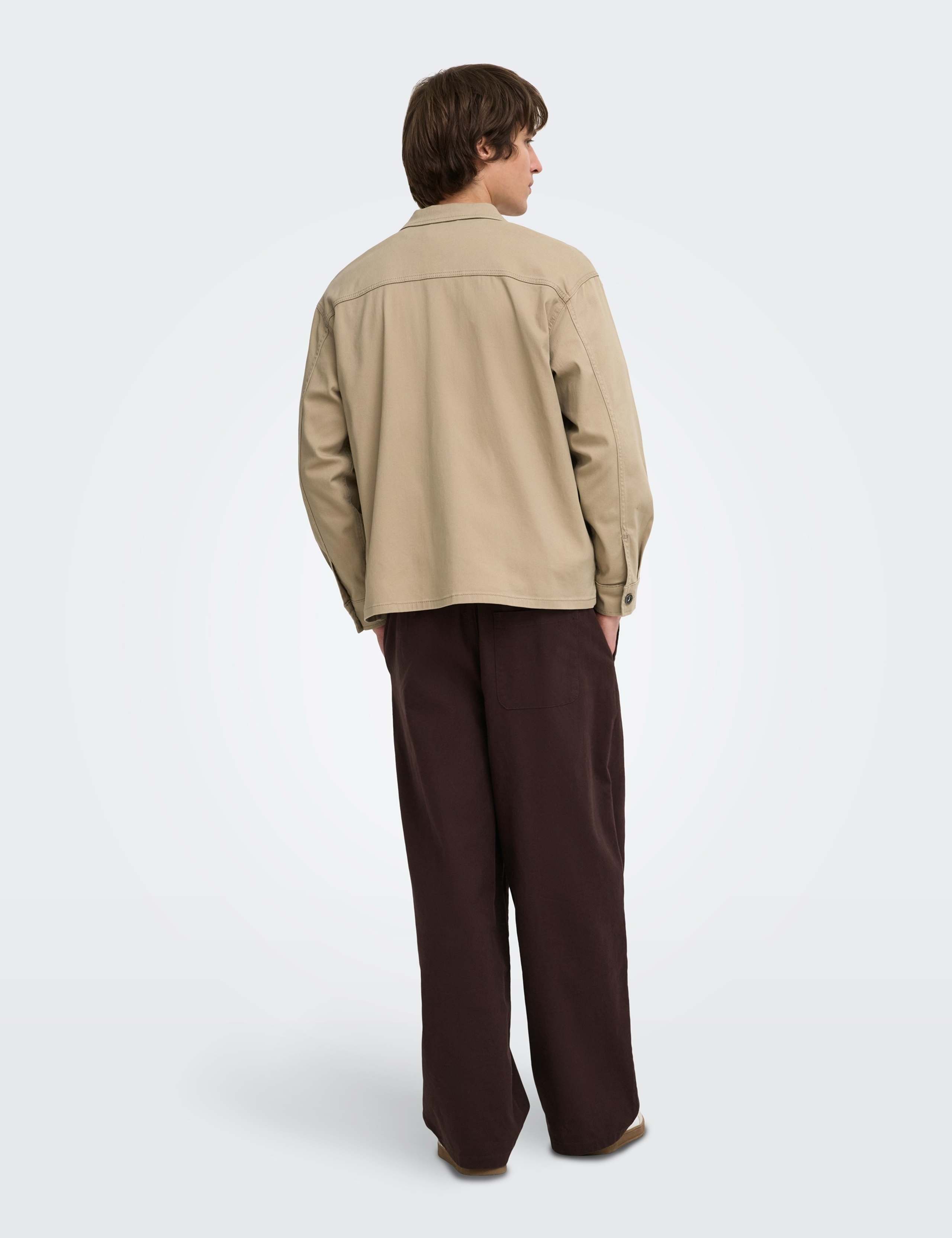 Cotton Rich Woven Relaxed Overshirt 3 of 8