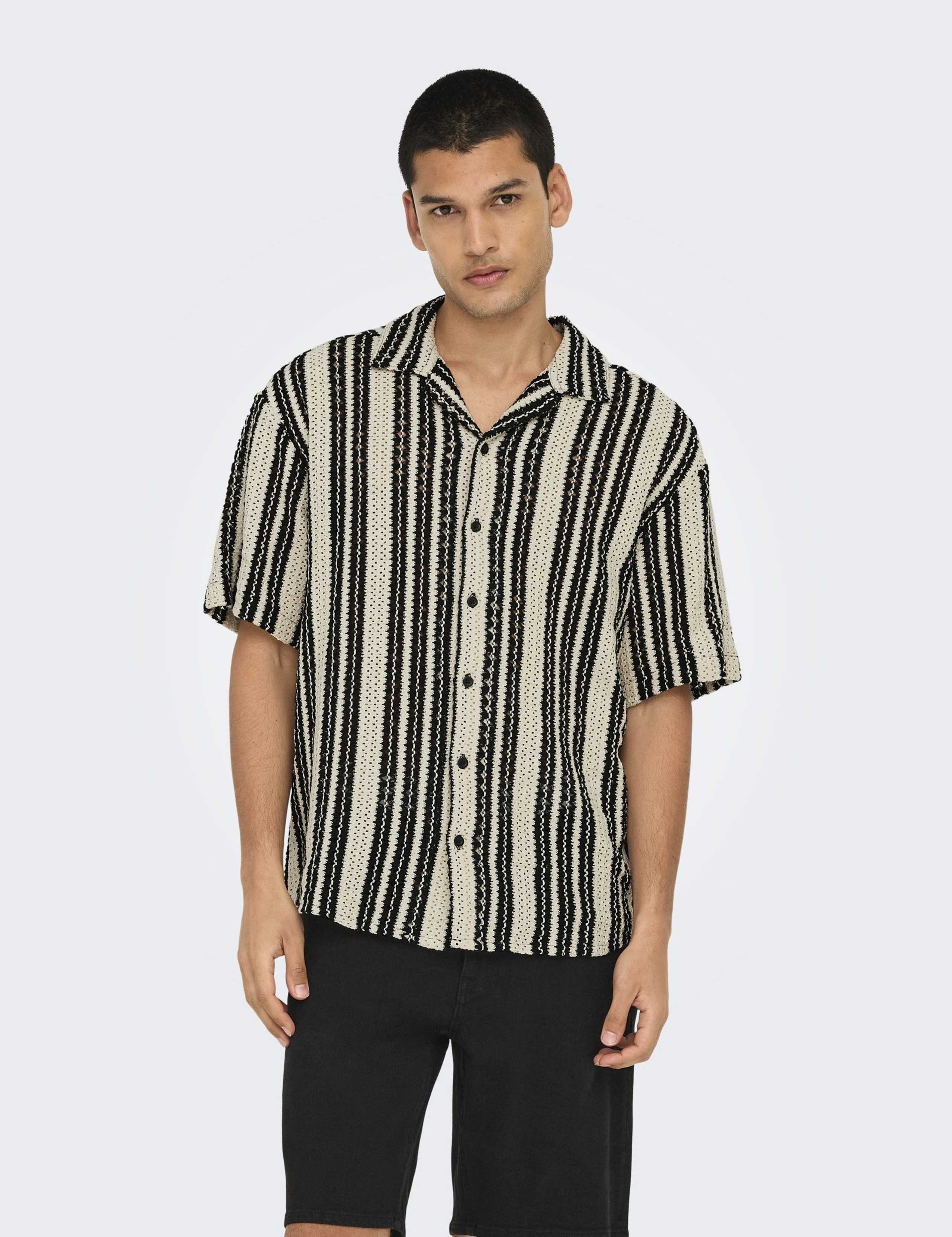 Cotton Blend Knitted Shirt 3 of 6