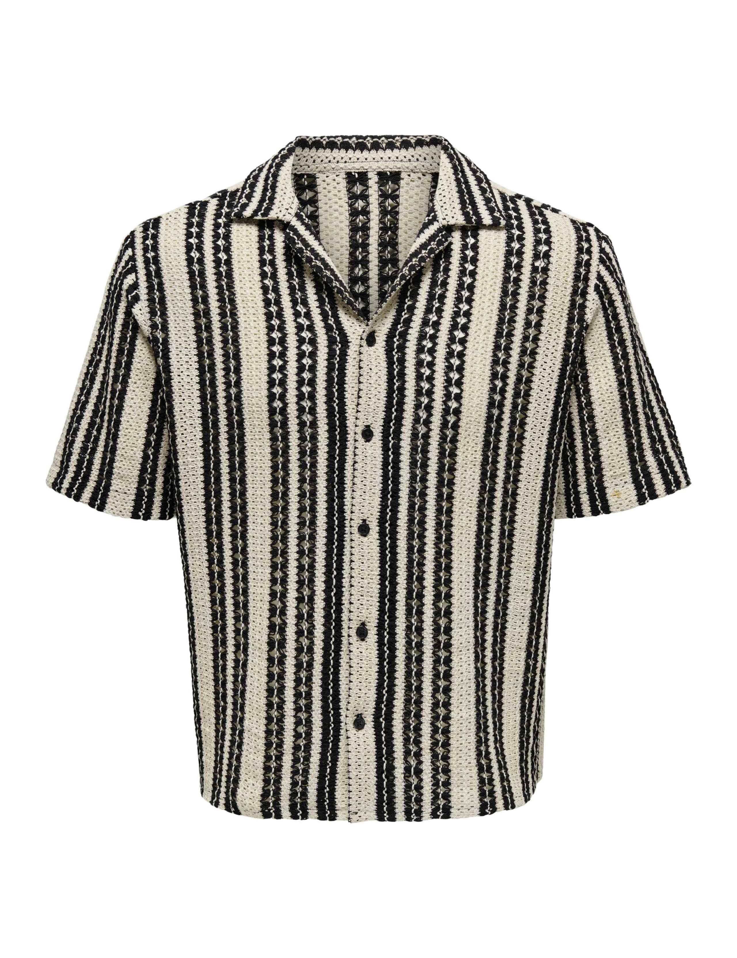 Cotton Blend Knitted Shirt 2 of 6