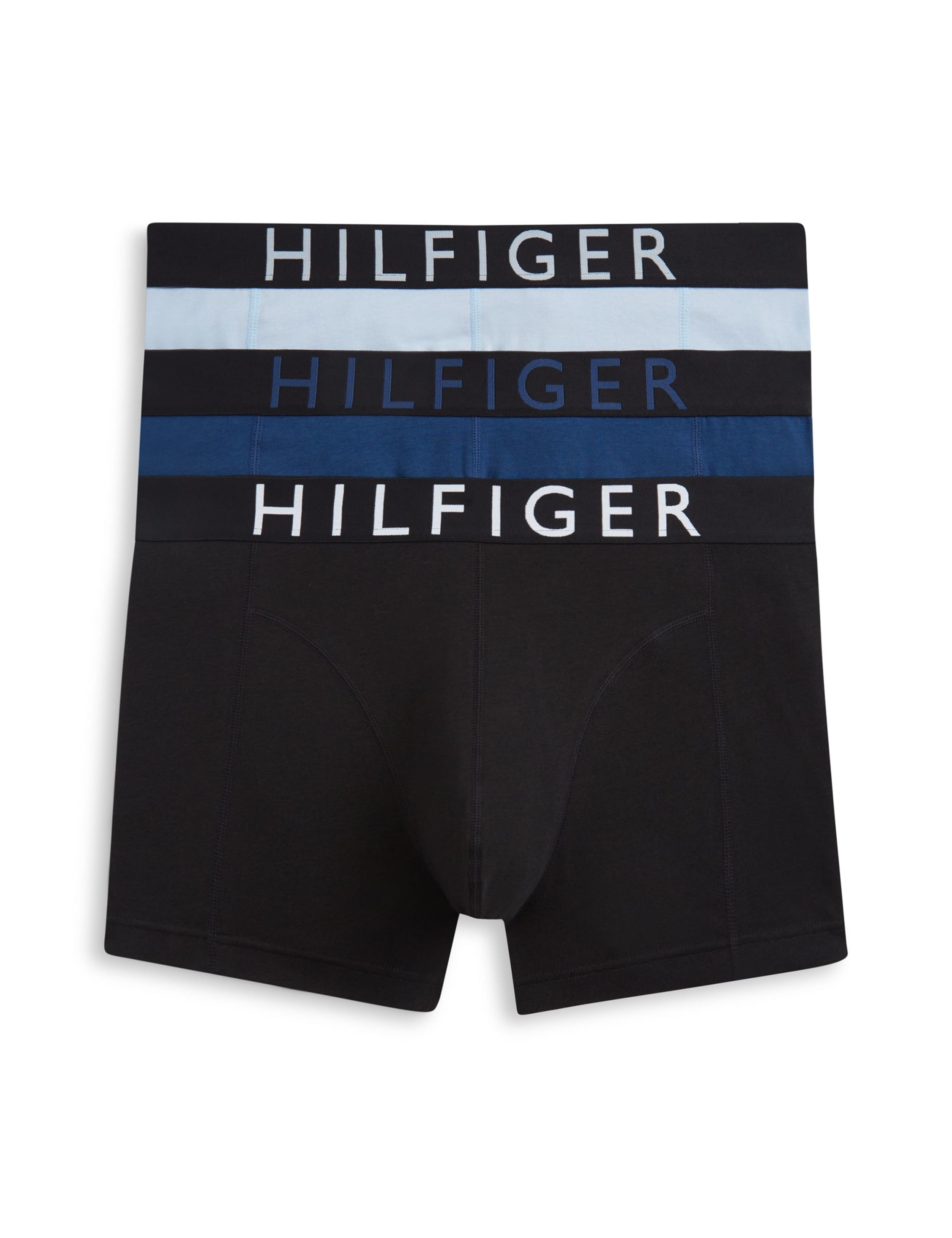 3 Pack Hilfiger Cotton Rich Trunks 1 of 6